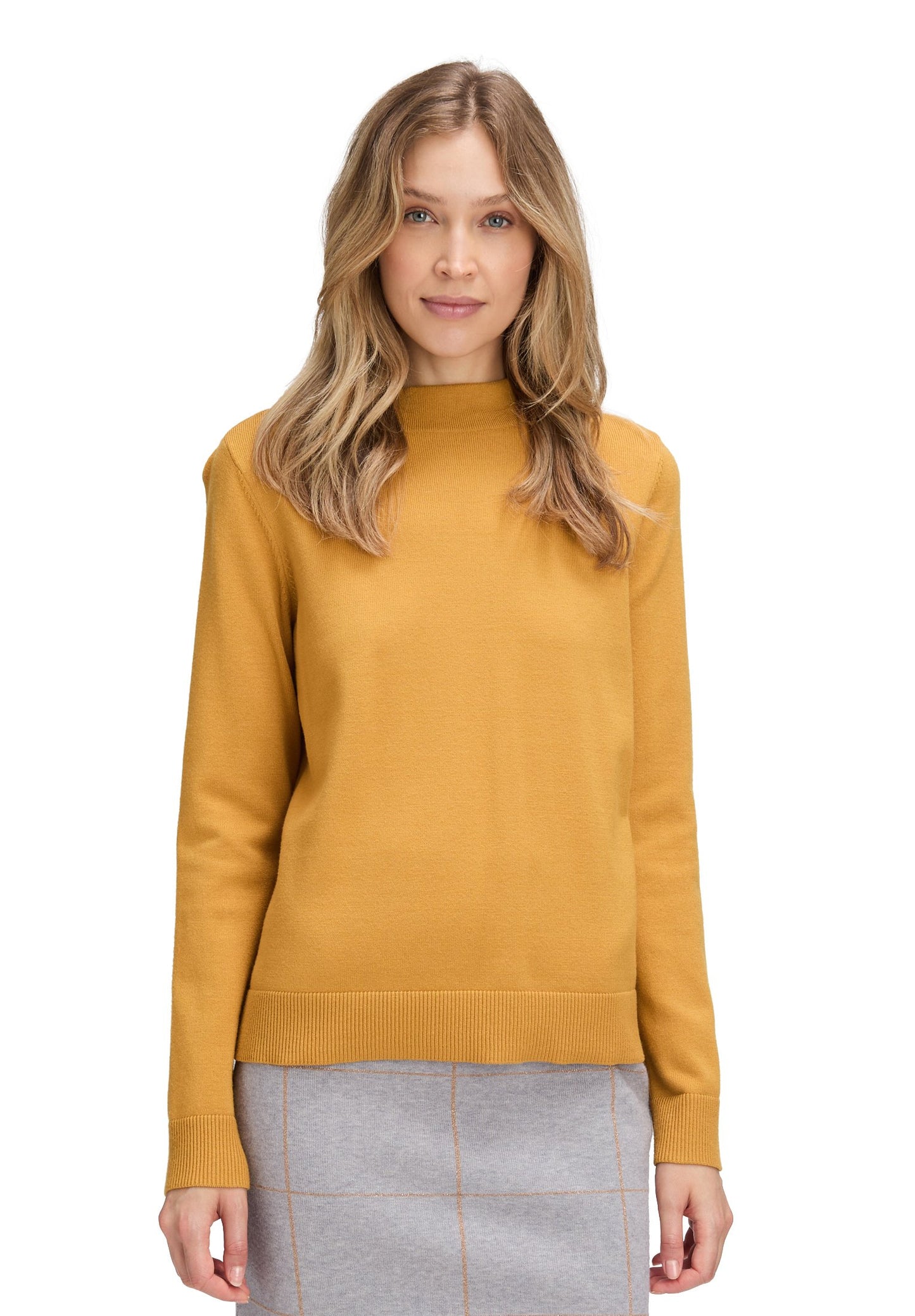 Basic-Strickpullover (Autumn Gold)