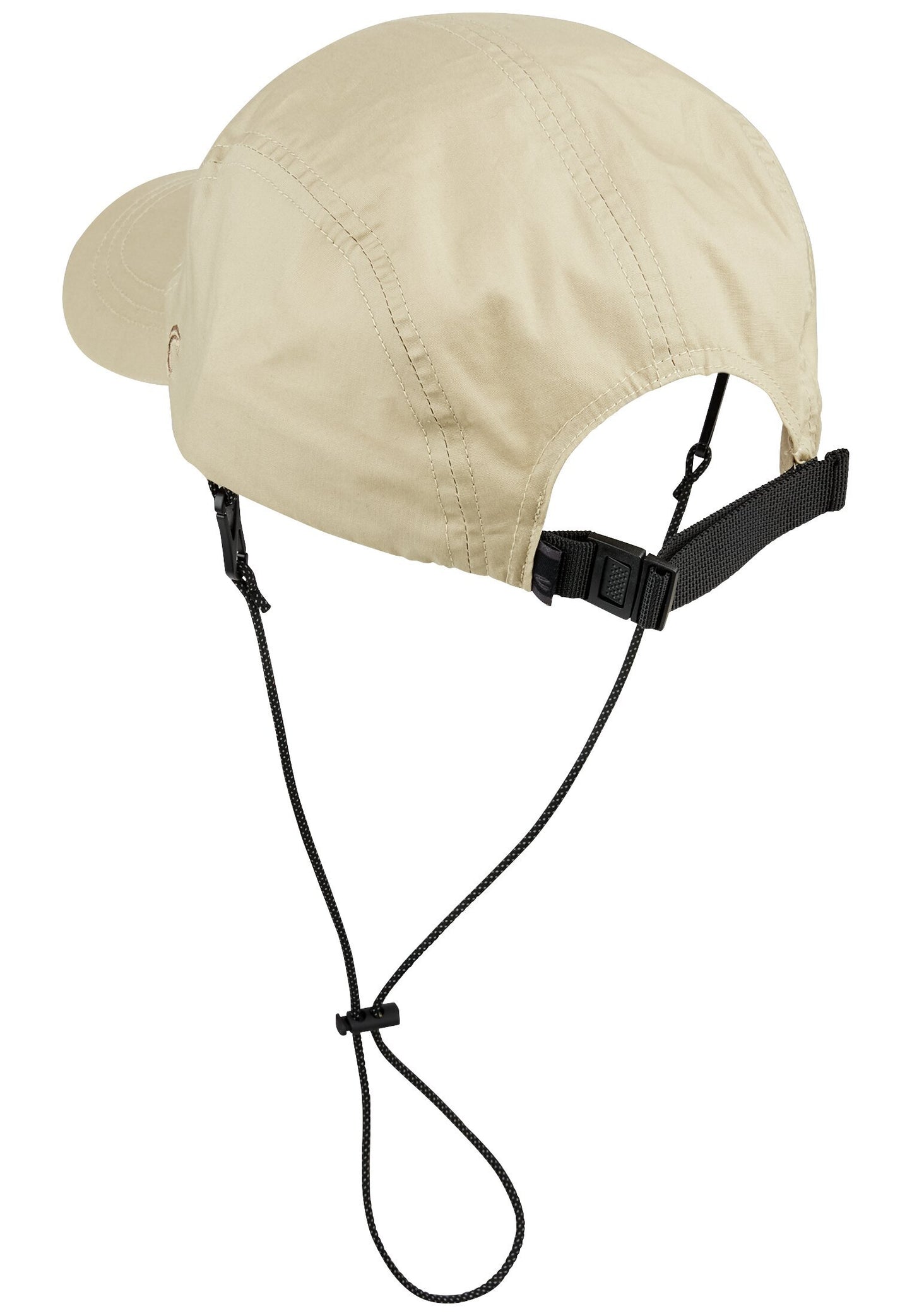 5-Panel-Cap aus reiner Baumwolle (Beige)
