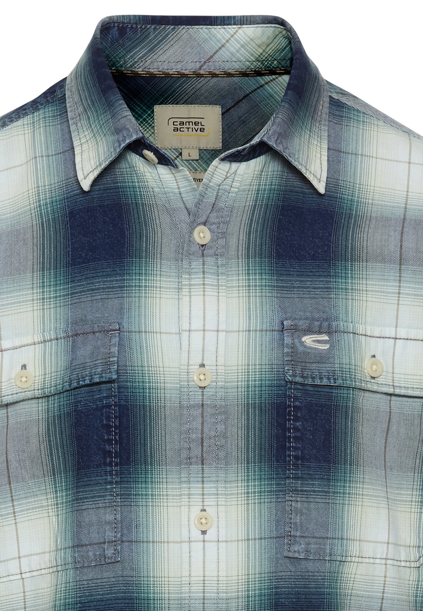 Regular FIt Langarmhemd aus Baumwolle (Pale Mint)