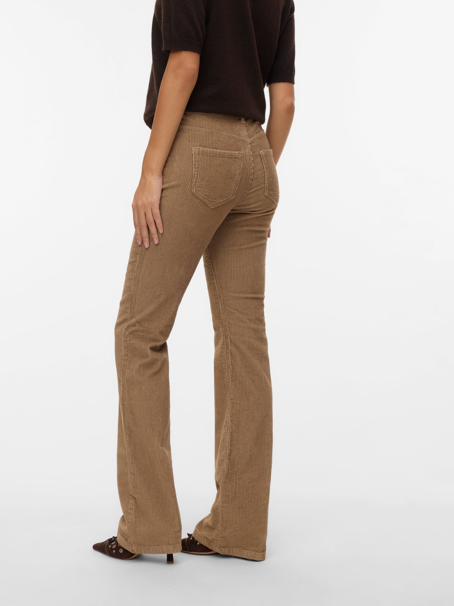 Vmflash Mr Flared Corduroy Pants Noos (Silver Mink)