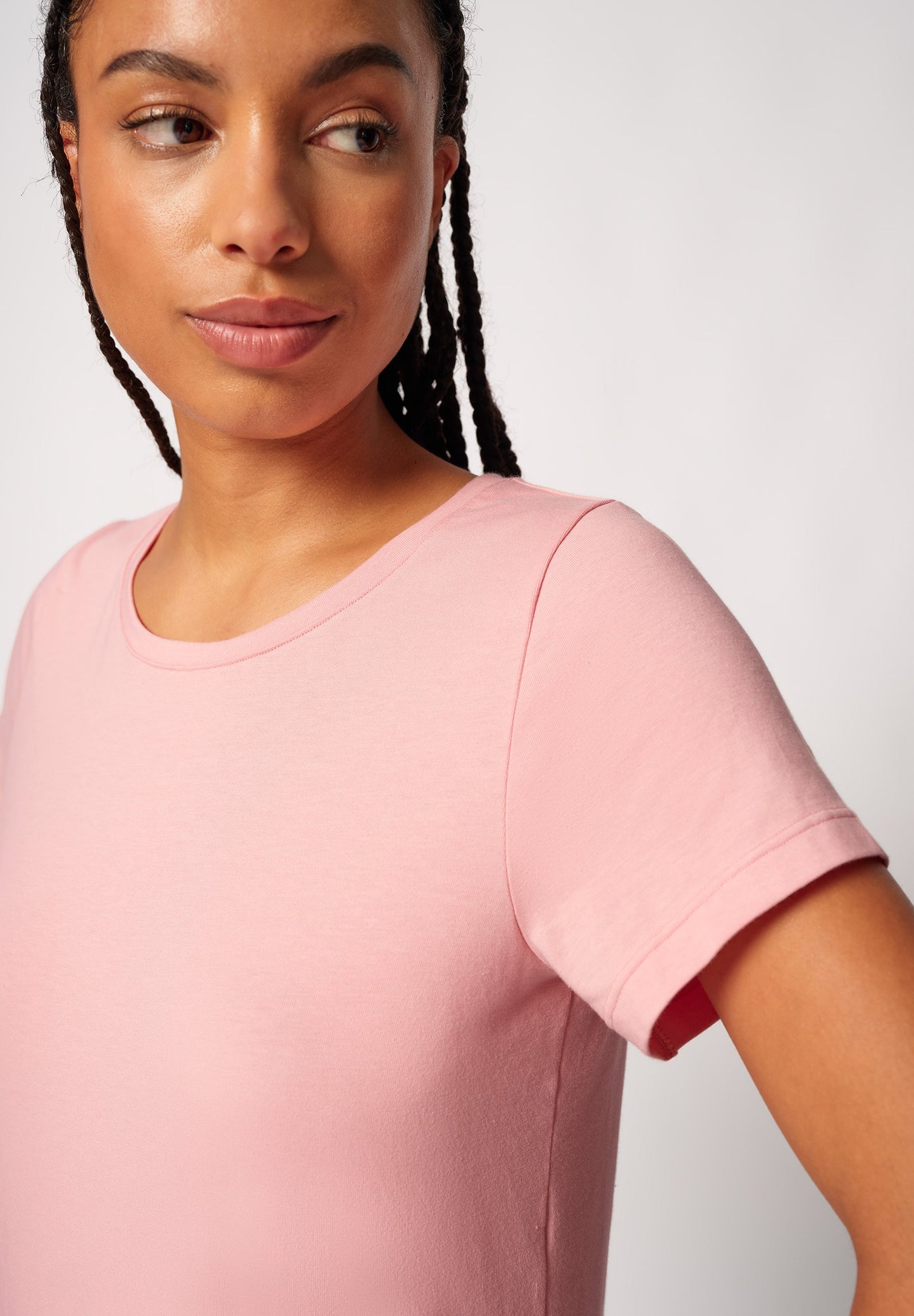 SKINY Damen Shirt kz. A. Night In Skiny 01 (Bridal Rose)