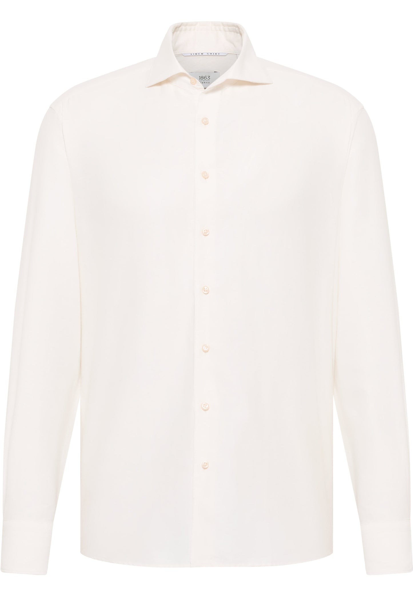Linen Shirt Twill Langarm (Beige)