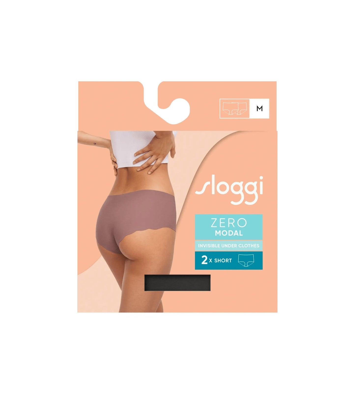 sloggi ZERO Modal 2.0 Short 2P (Black)