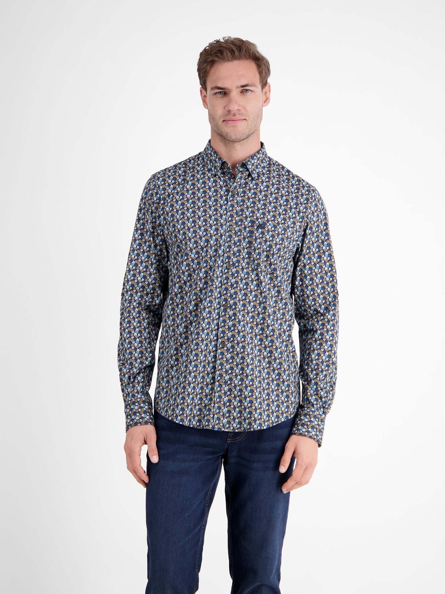 Button Down (Light Coffee)