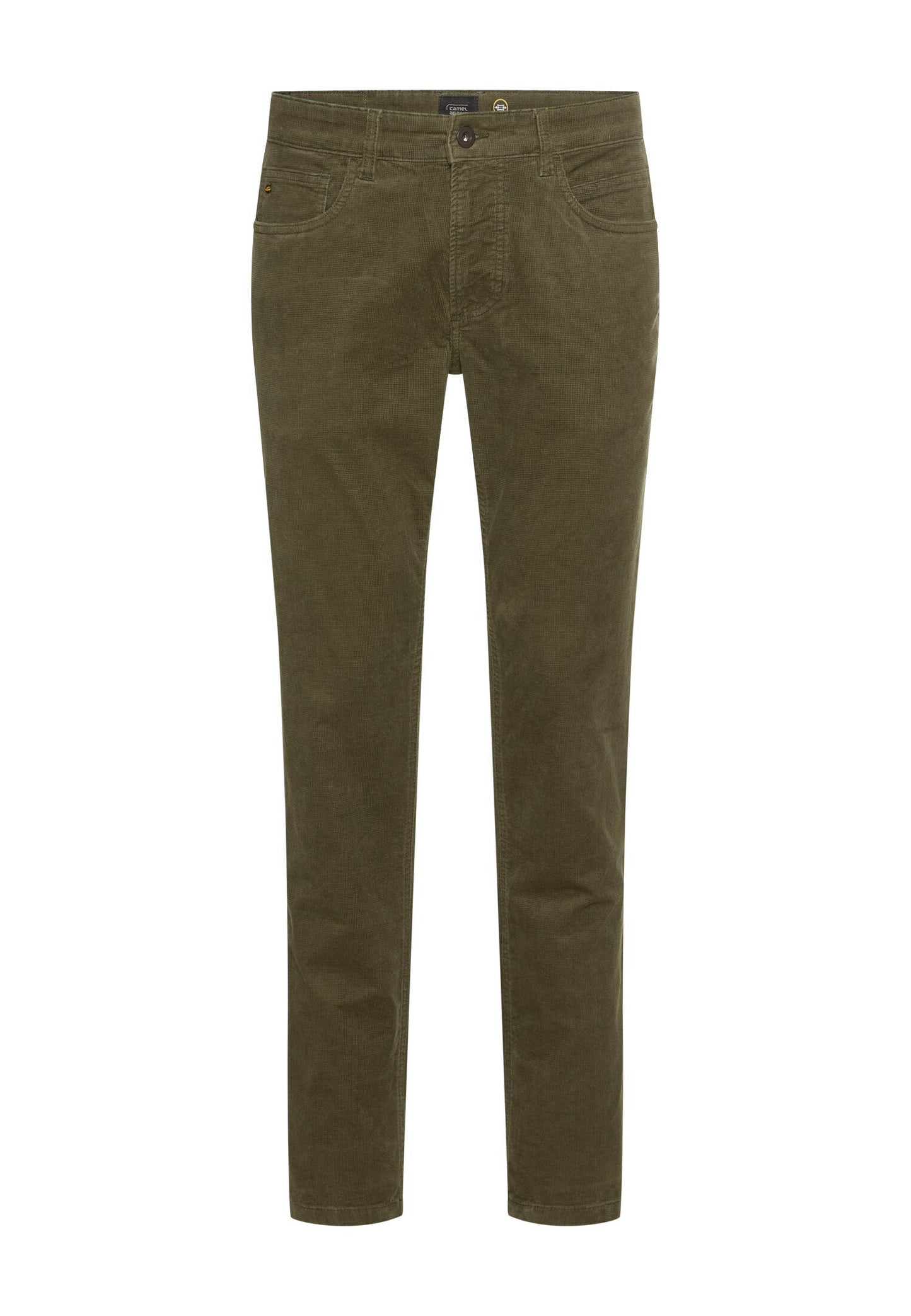 5-Pkt Regular Fit Hose aus Baumwollmix (Forest Green)