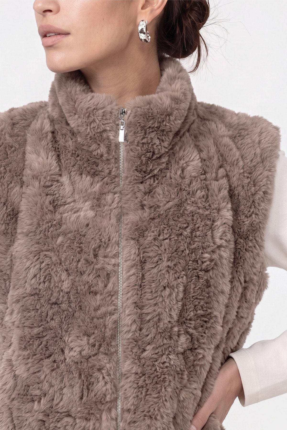 Weste (Taupe)