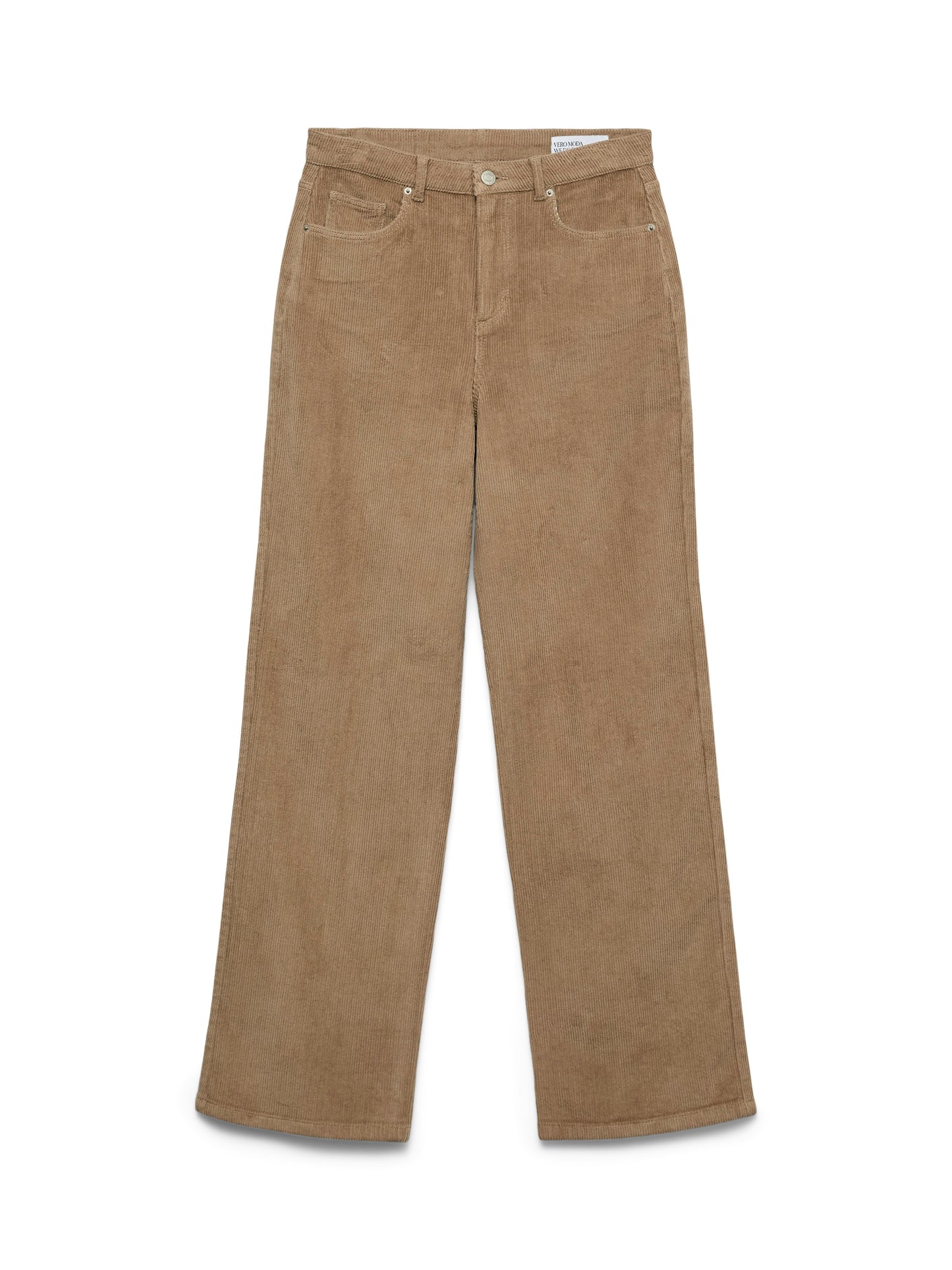 Vmtessa Hr Wide Corduroy Pants Ga Noos (Silver Mink)