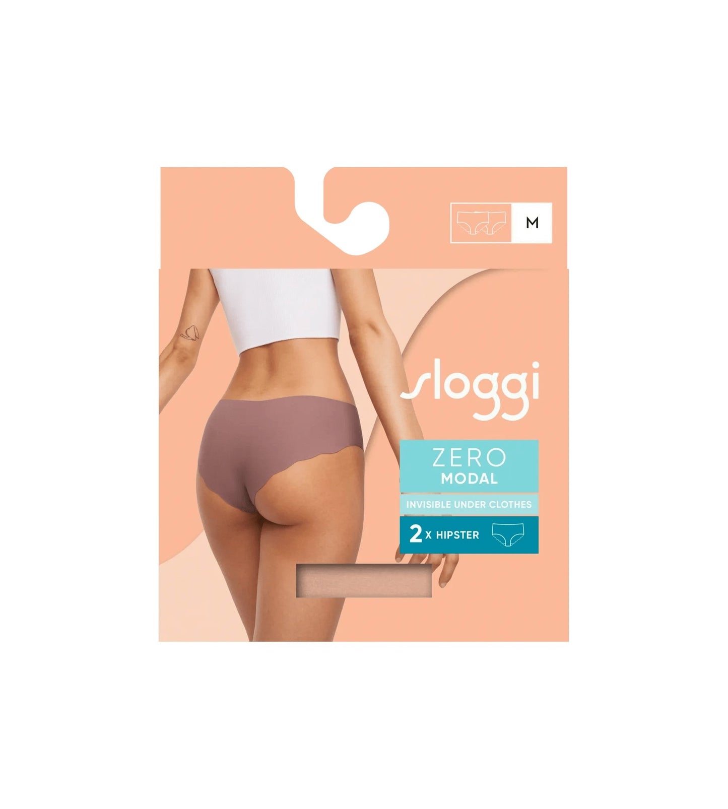 sloggi ZERO Modal 2.0 Hipster 2P (00me Cameo Brown)