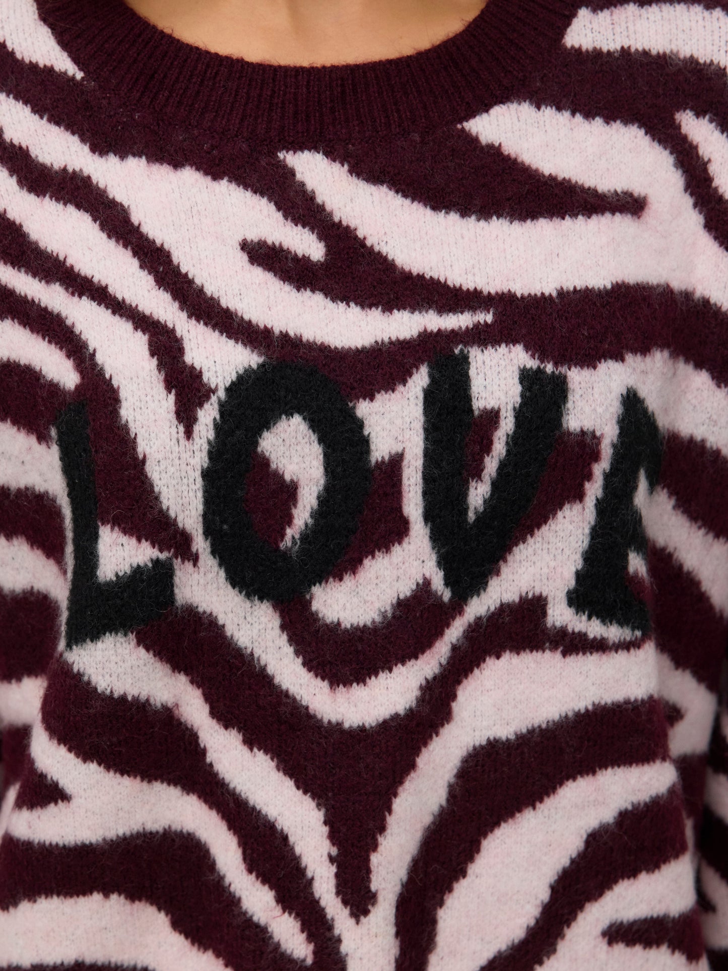 Vmnewkai Ls O-neck Pullover Boo (Winetastin)