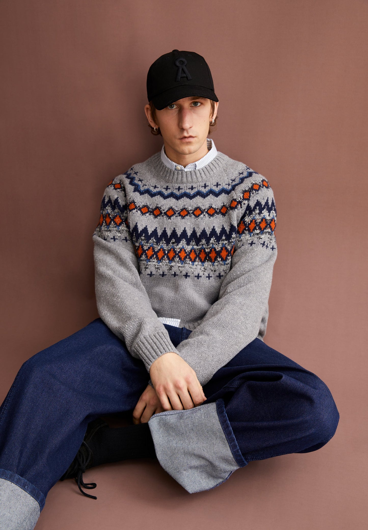 Kaalla Fair Isle (Silver Melange-)