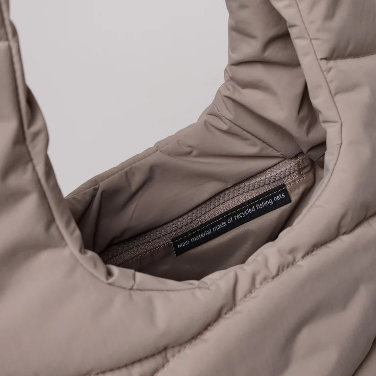 Wavy Puffer Shoulder Bag