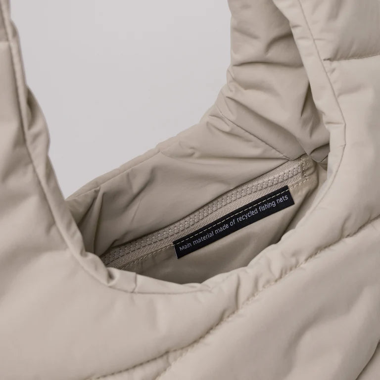 Wavy Puffer Shoulder Bag
