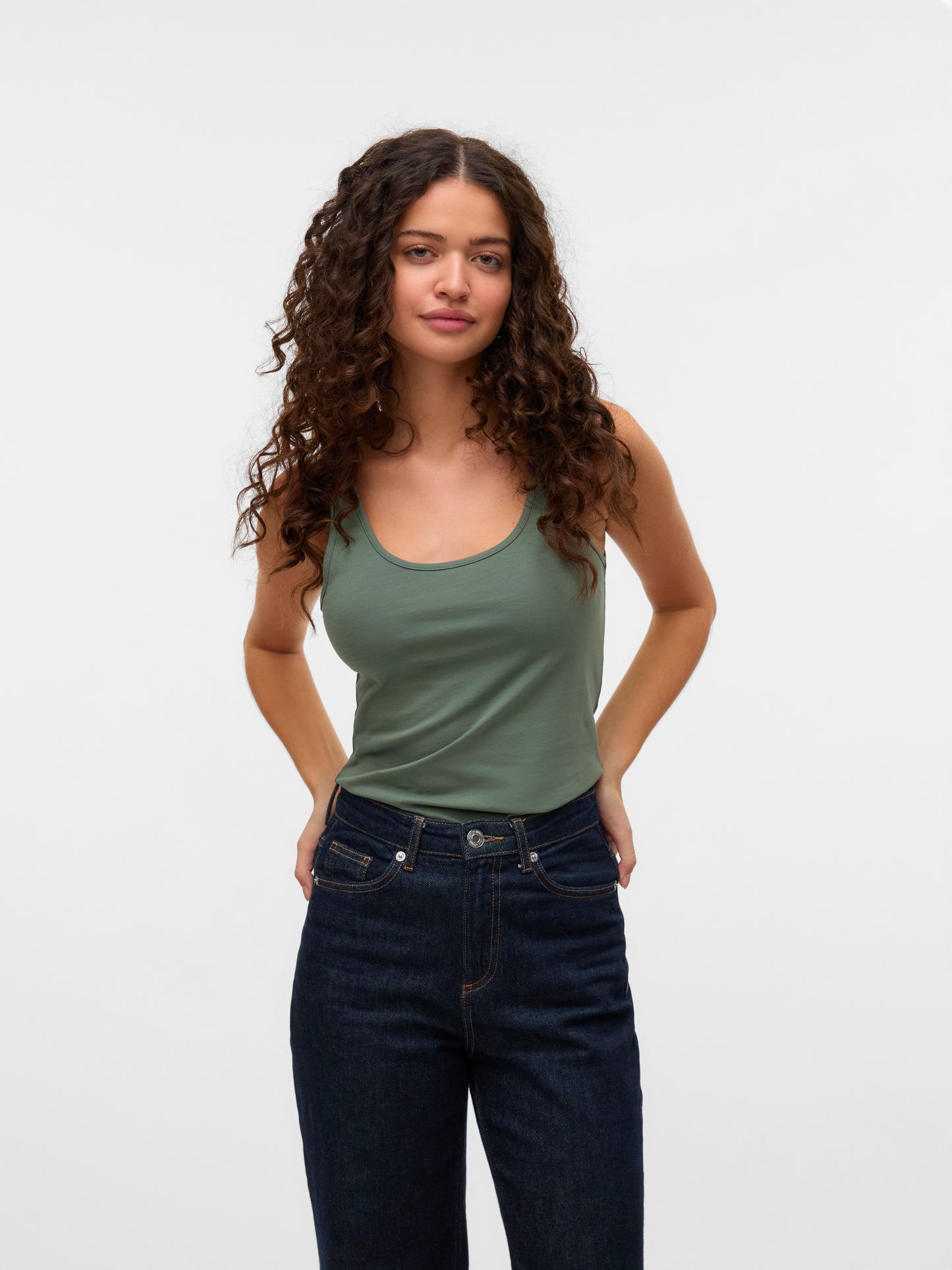 Vmmaxi My Soft Long Tank Top Noos (Laurel Wreath)