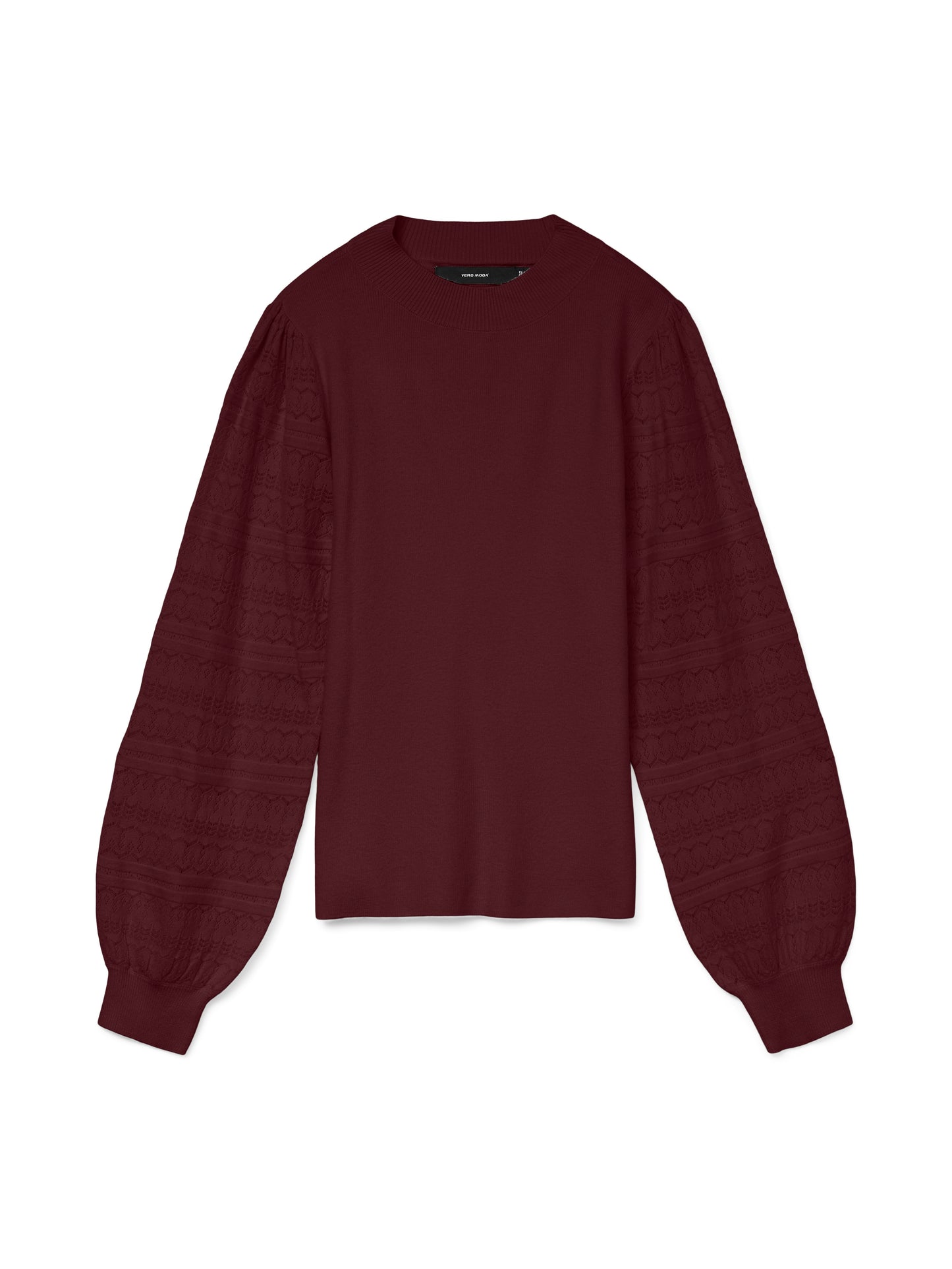 Vmnewlimone Ls Highneck Pullover Boo (Winetasting)