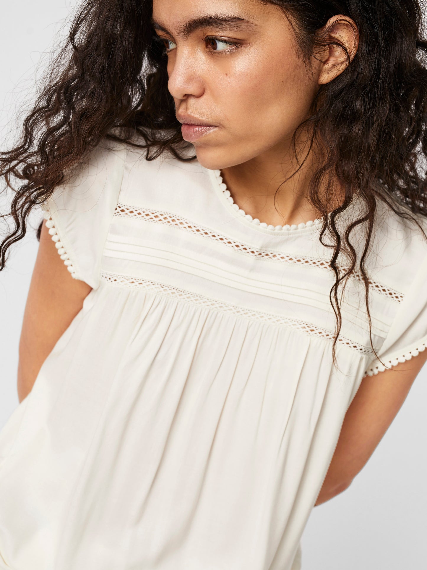 Vmdebbie Pleat S/l Top Ga Noos (Snow White)