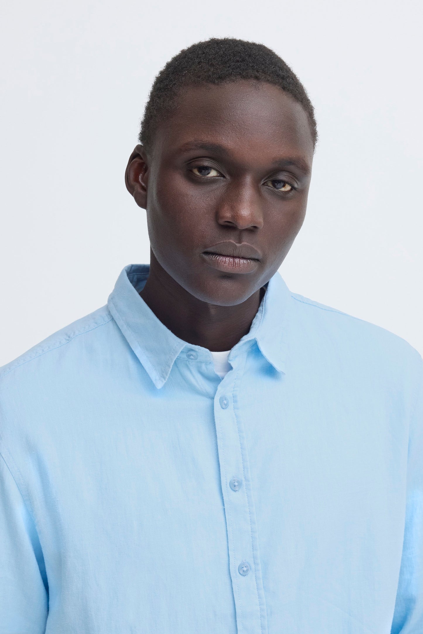 Bhbobby Linen L/s (Airy Blue)