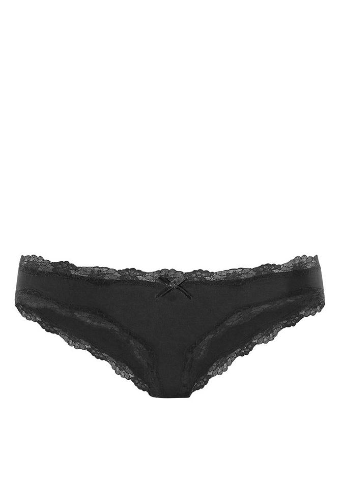lascana Slip (Baumwolle) (1xblack)