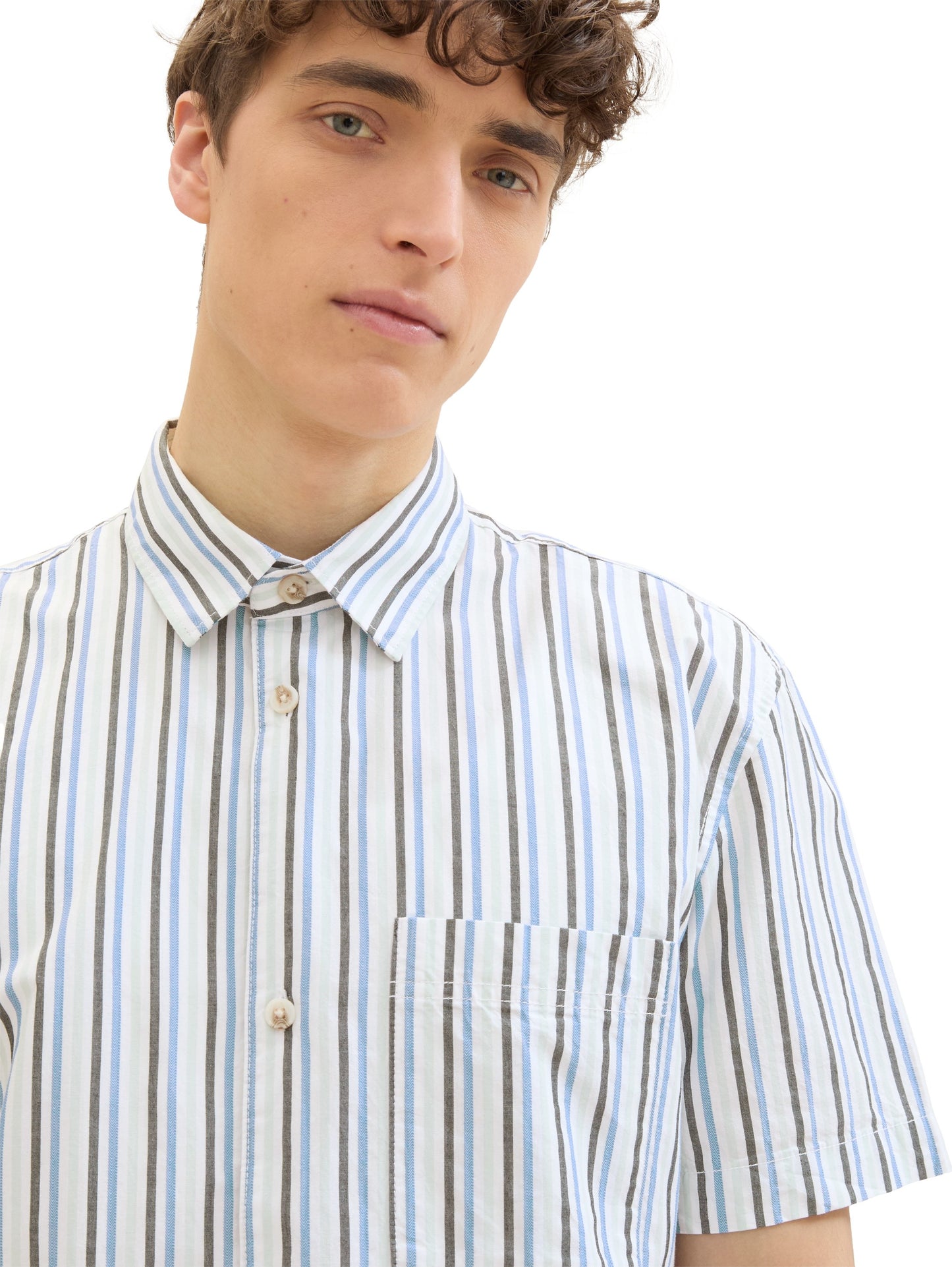 striped shirt (Regular Navy G)