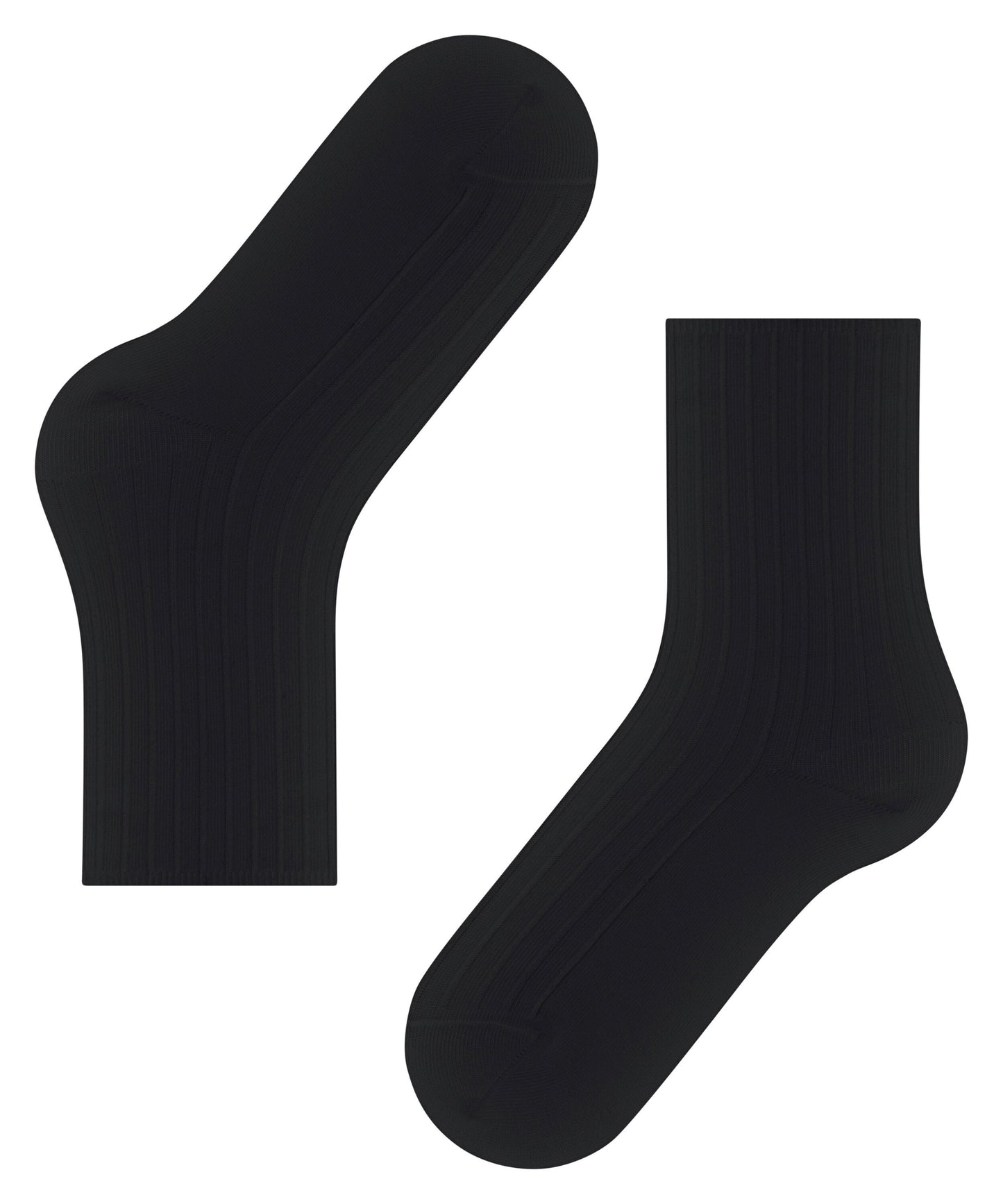 FALKE Cotton Rib Damen (Black)