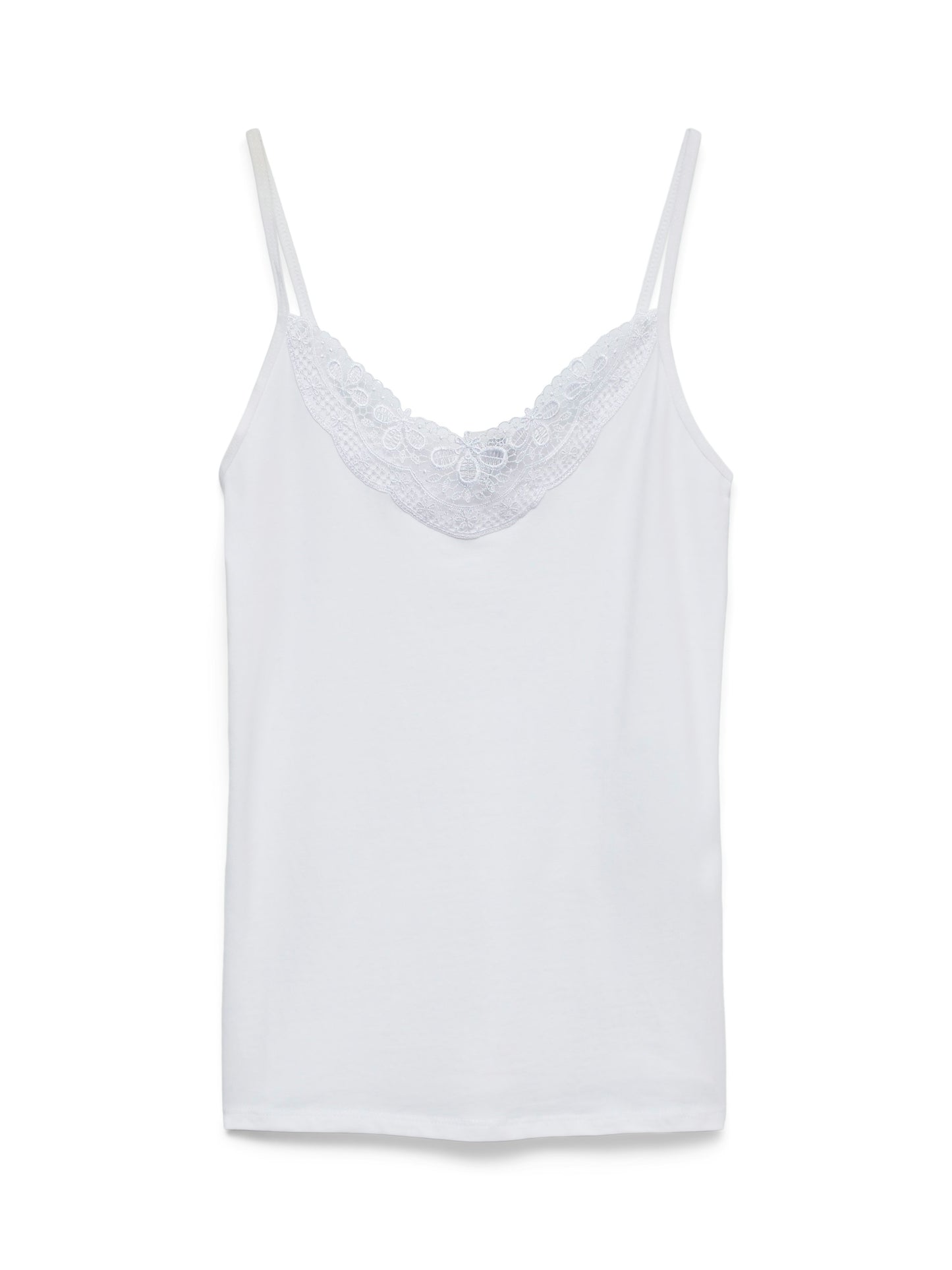 Vminge Lace Singlet Jrs Noos (Bright White)