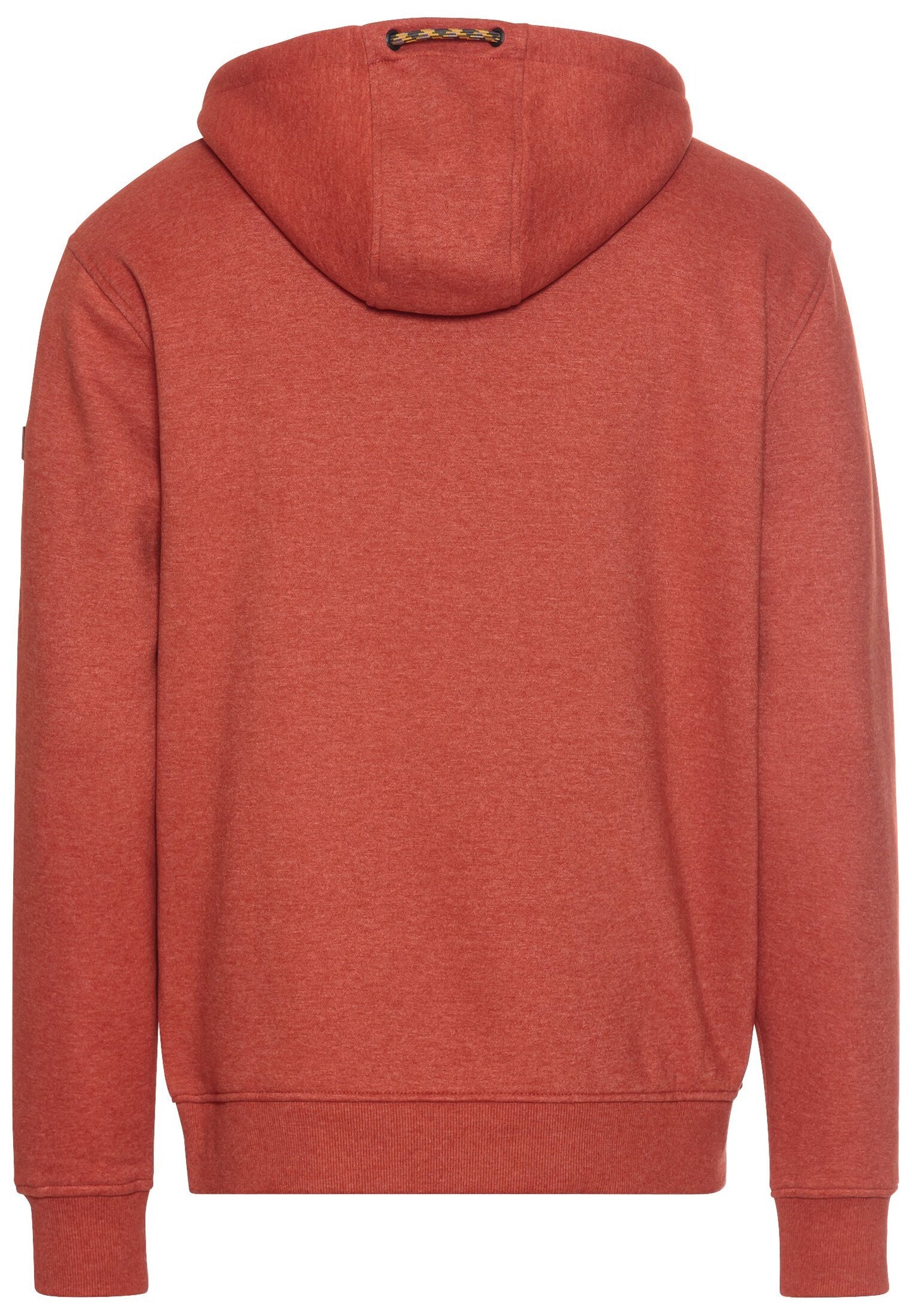 Sweatshirt mit Kapuze aus einem Baumwollmix (Brick Red)