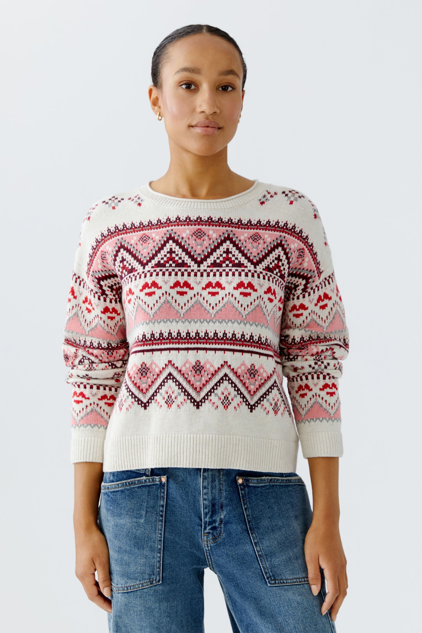 Pullover (White Red)