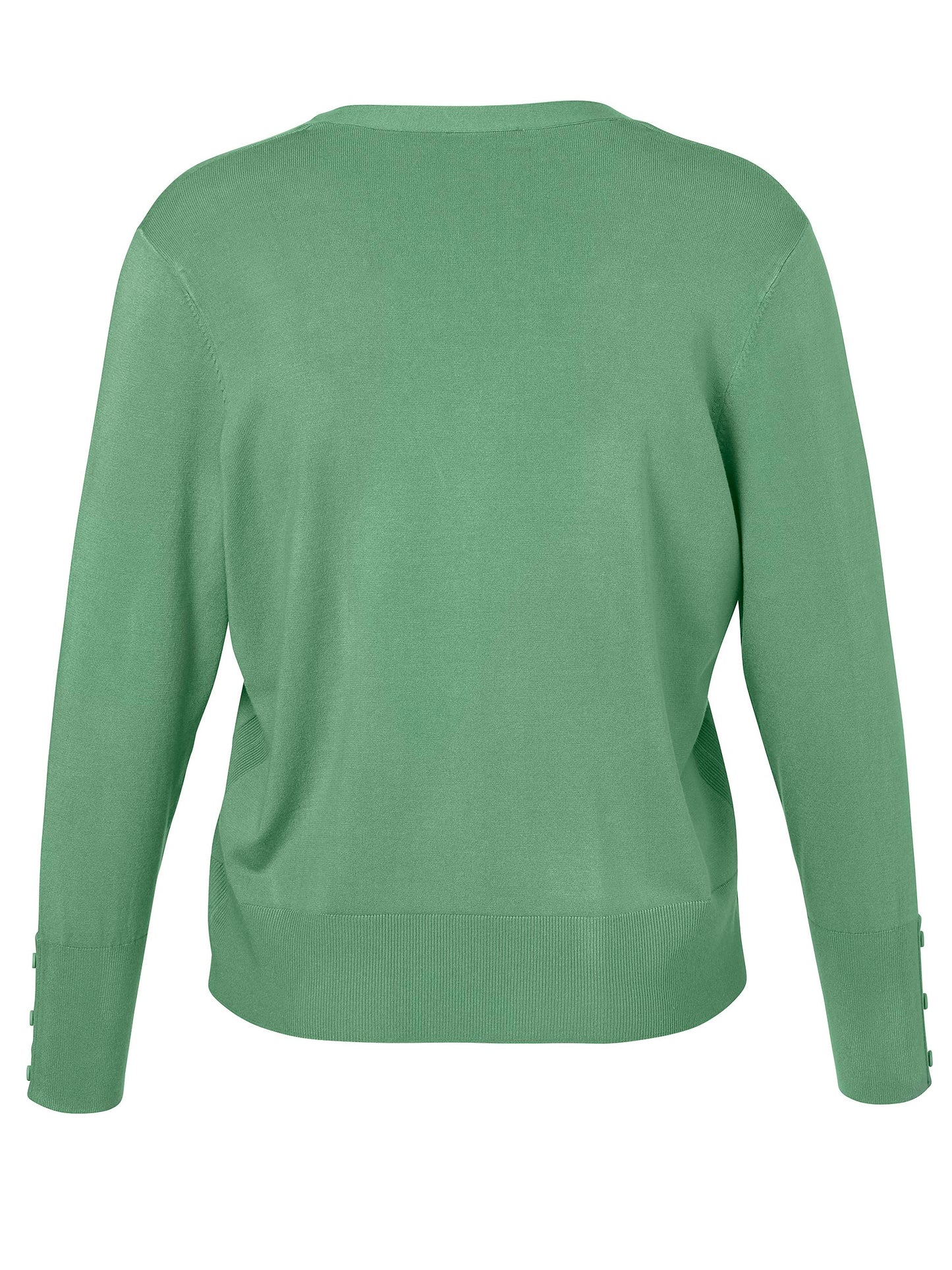 Jacke V-Ausschnitt 1/1 Arm Knöpfe (Green)