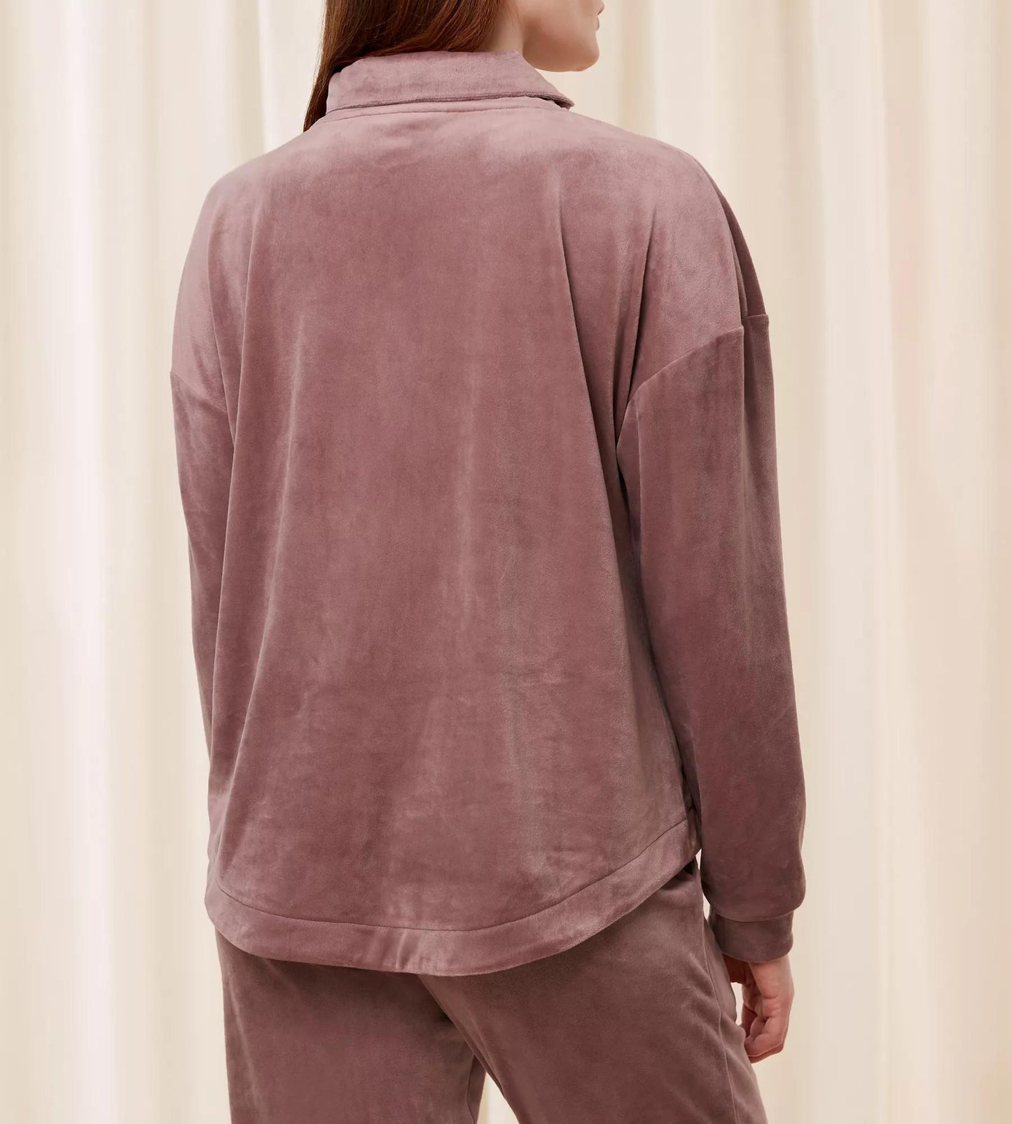 Cozy Comfort Velour Zip Jacket (Sweet Chestnut)