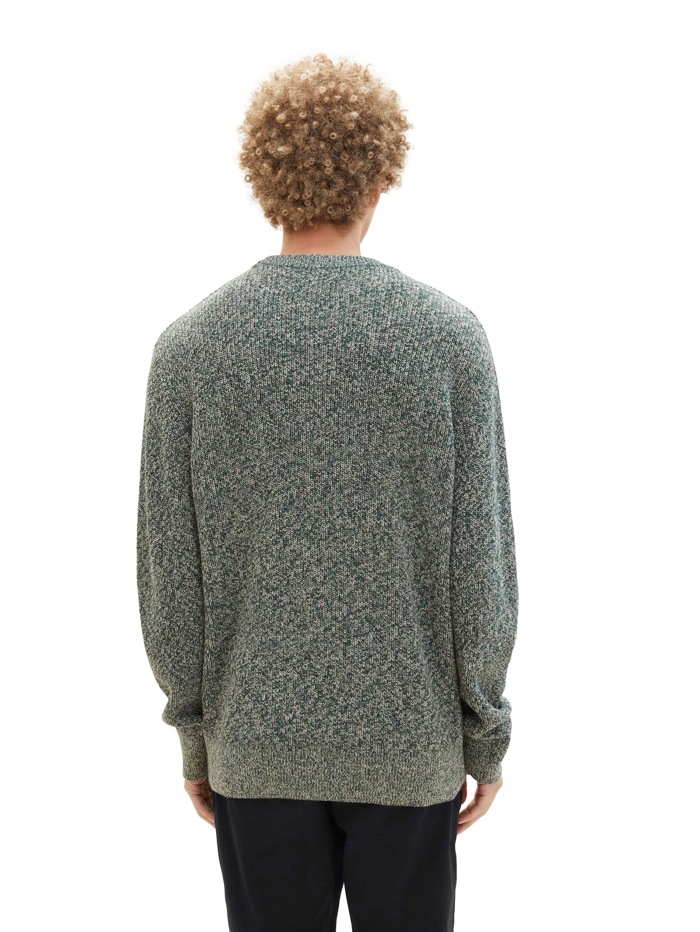 Strickpullover in Melange Optik (Ecru Tonal Mou)