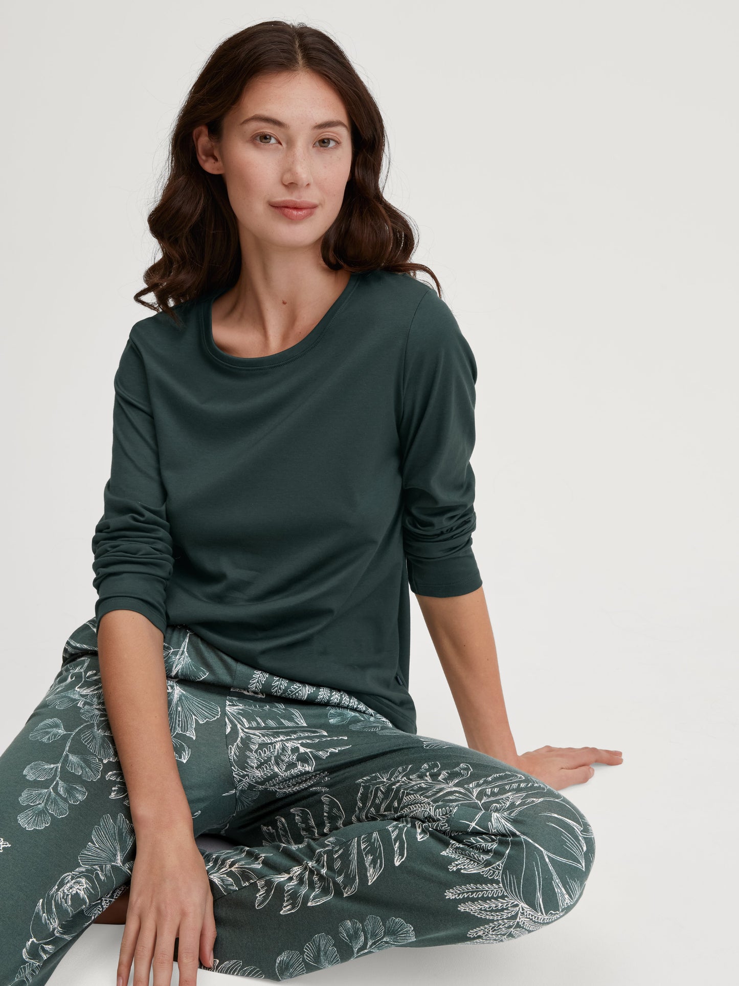 WOMEN Shirt long-sleeve (Deep Emerald Gre)