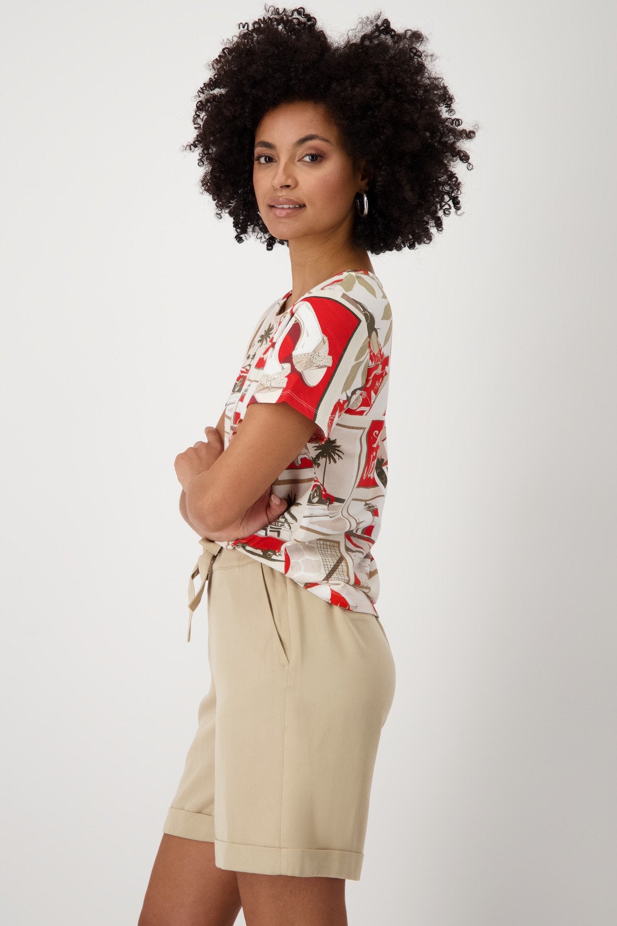 T-Shirt (Red Gemustert)