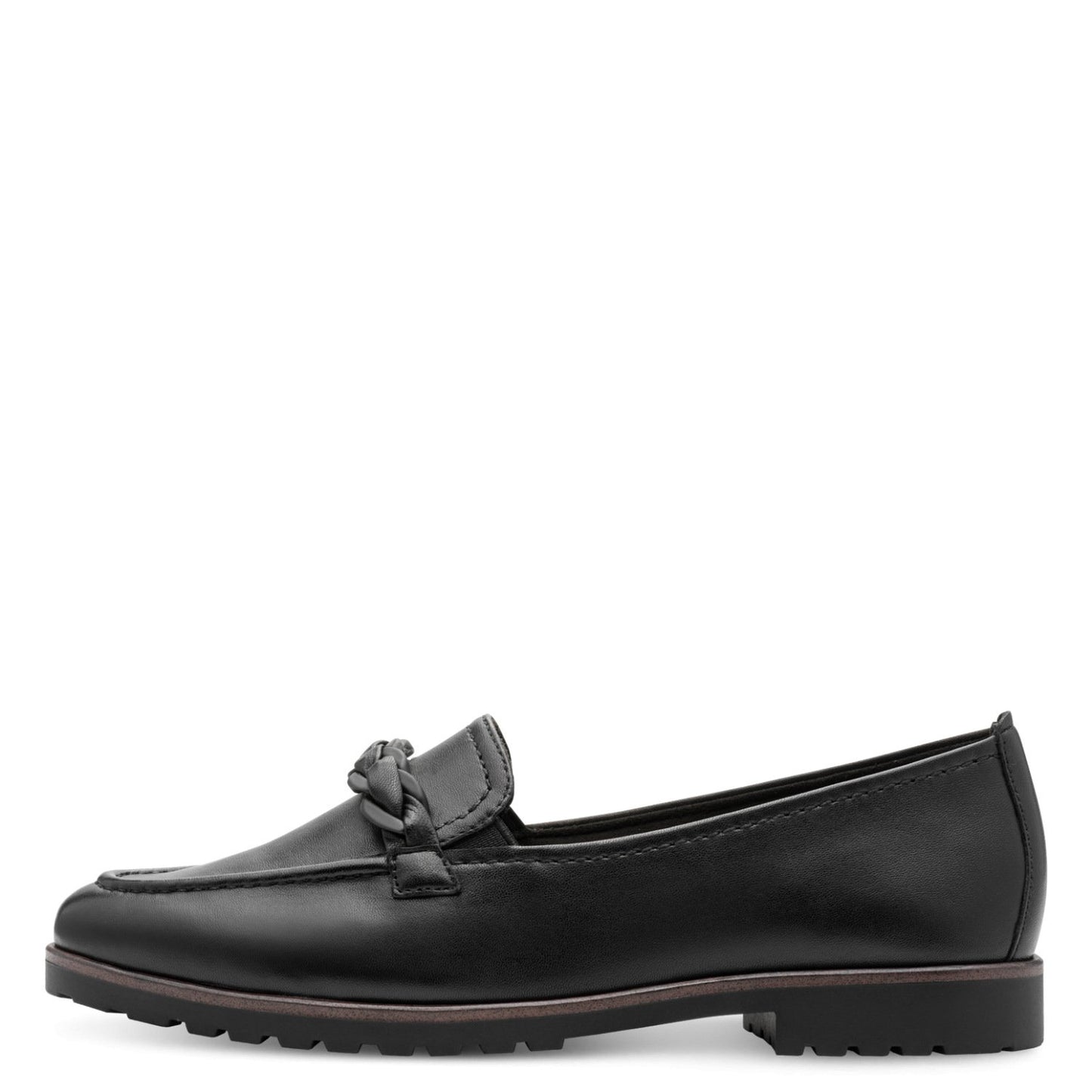 Slipper (Black Leather)
