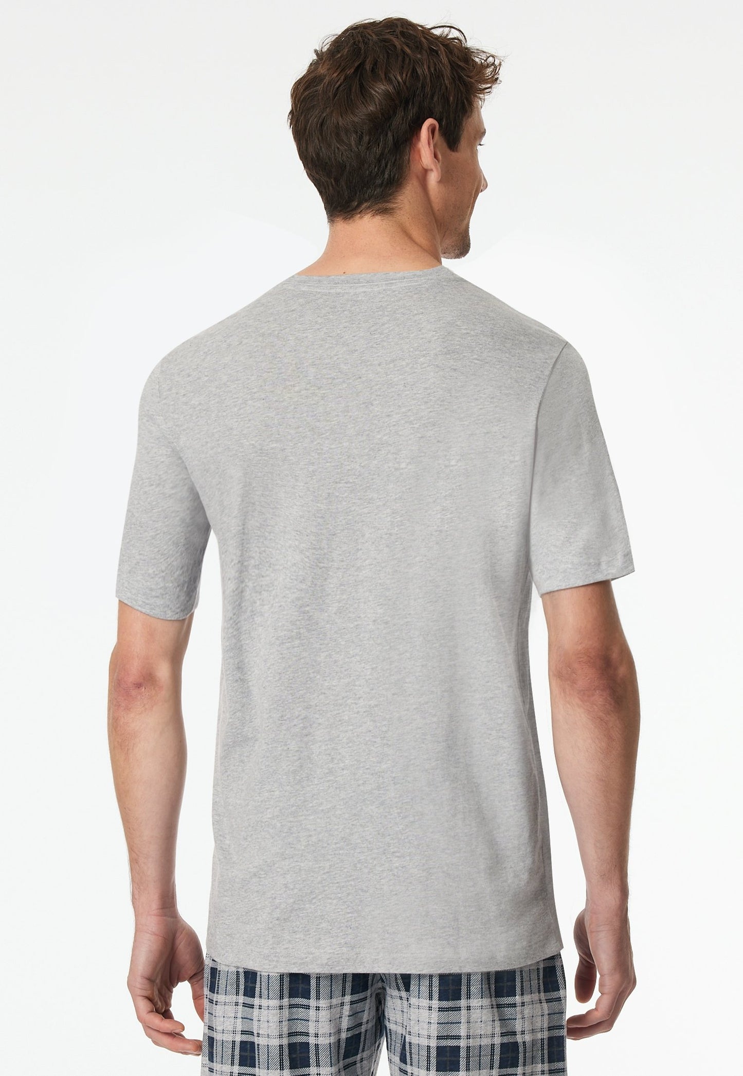 T-Shirt Rundhals (Grau-mel.)