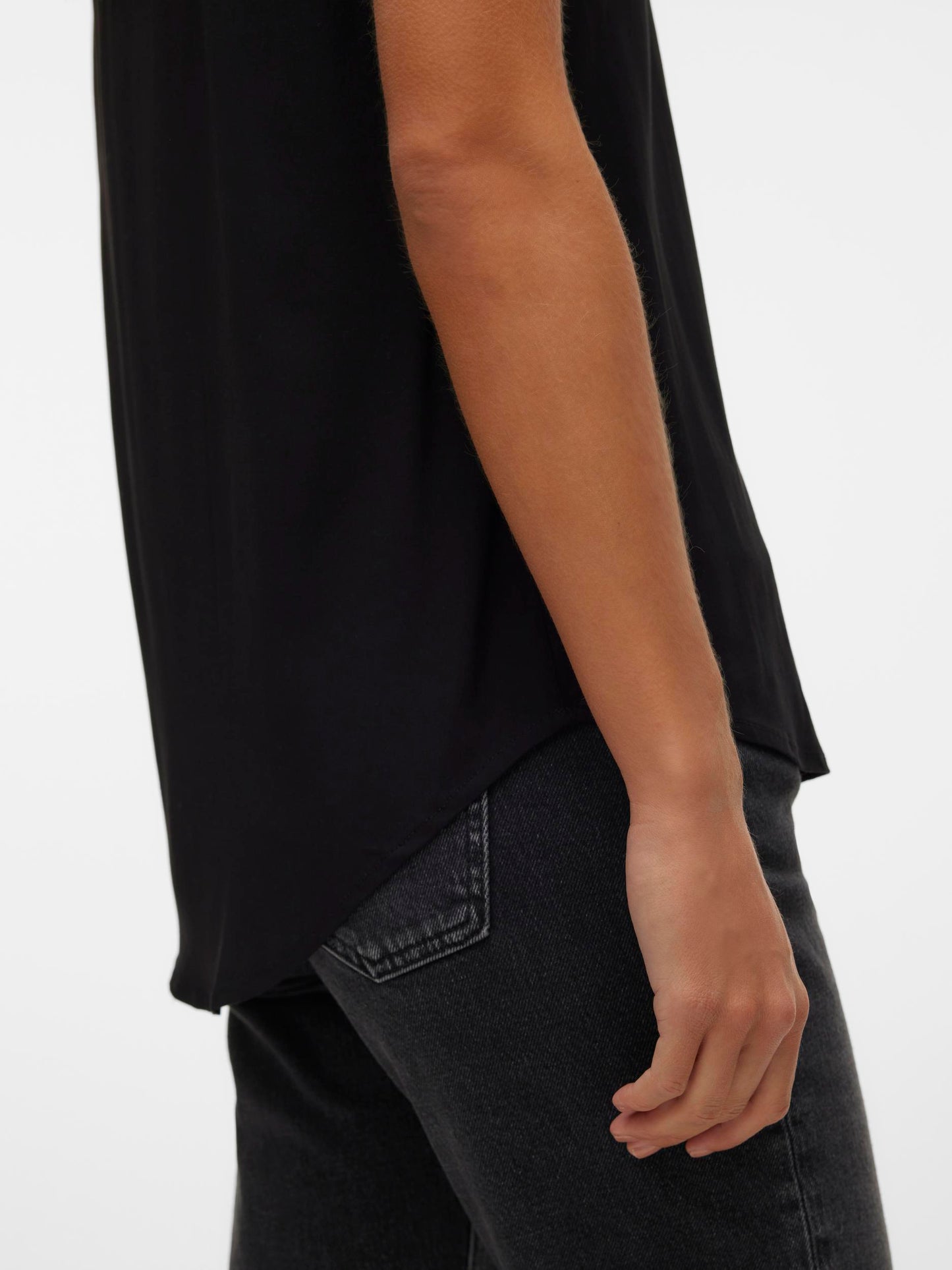 Vmbella Ss Top Wvn Ga Noos (Black)