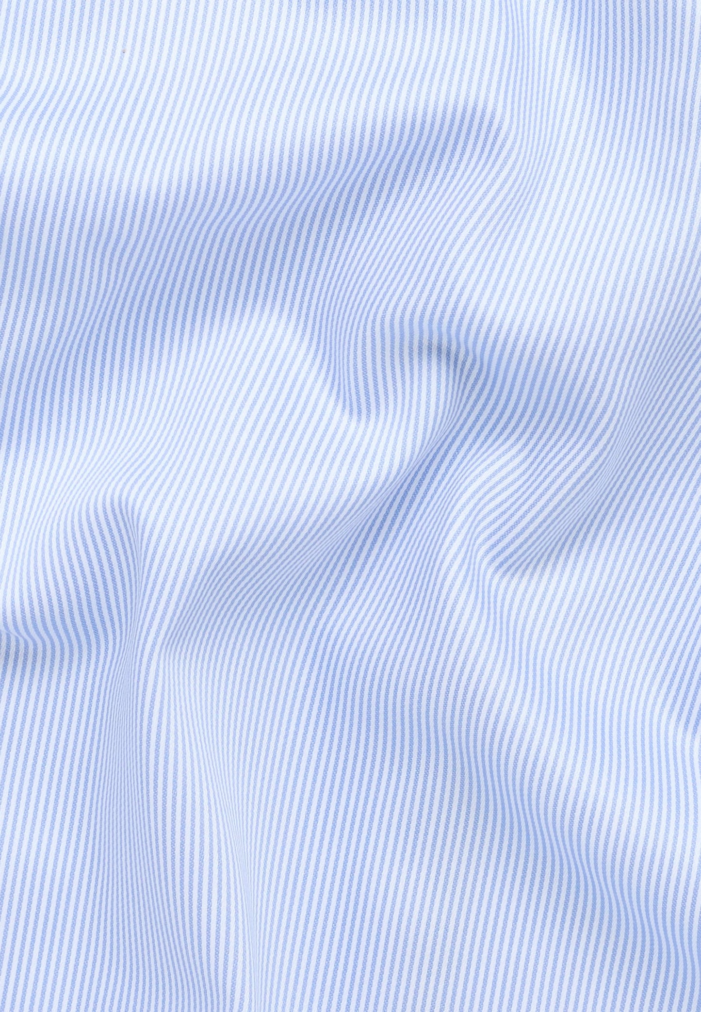 Hemd Satingewebe Langarm (Mittelblau)
