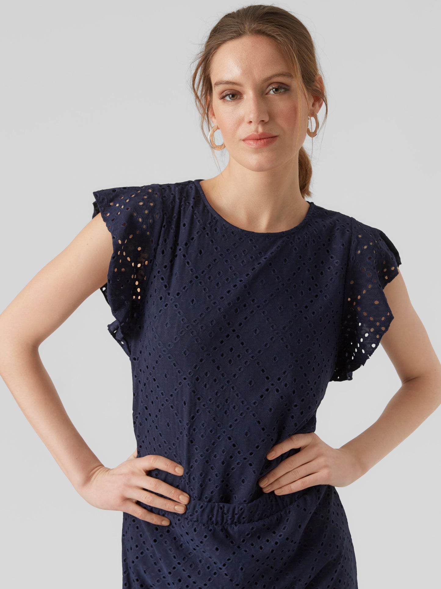 Vmtassa Sl Frill Top Noos (Navy Blazer)