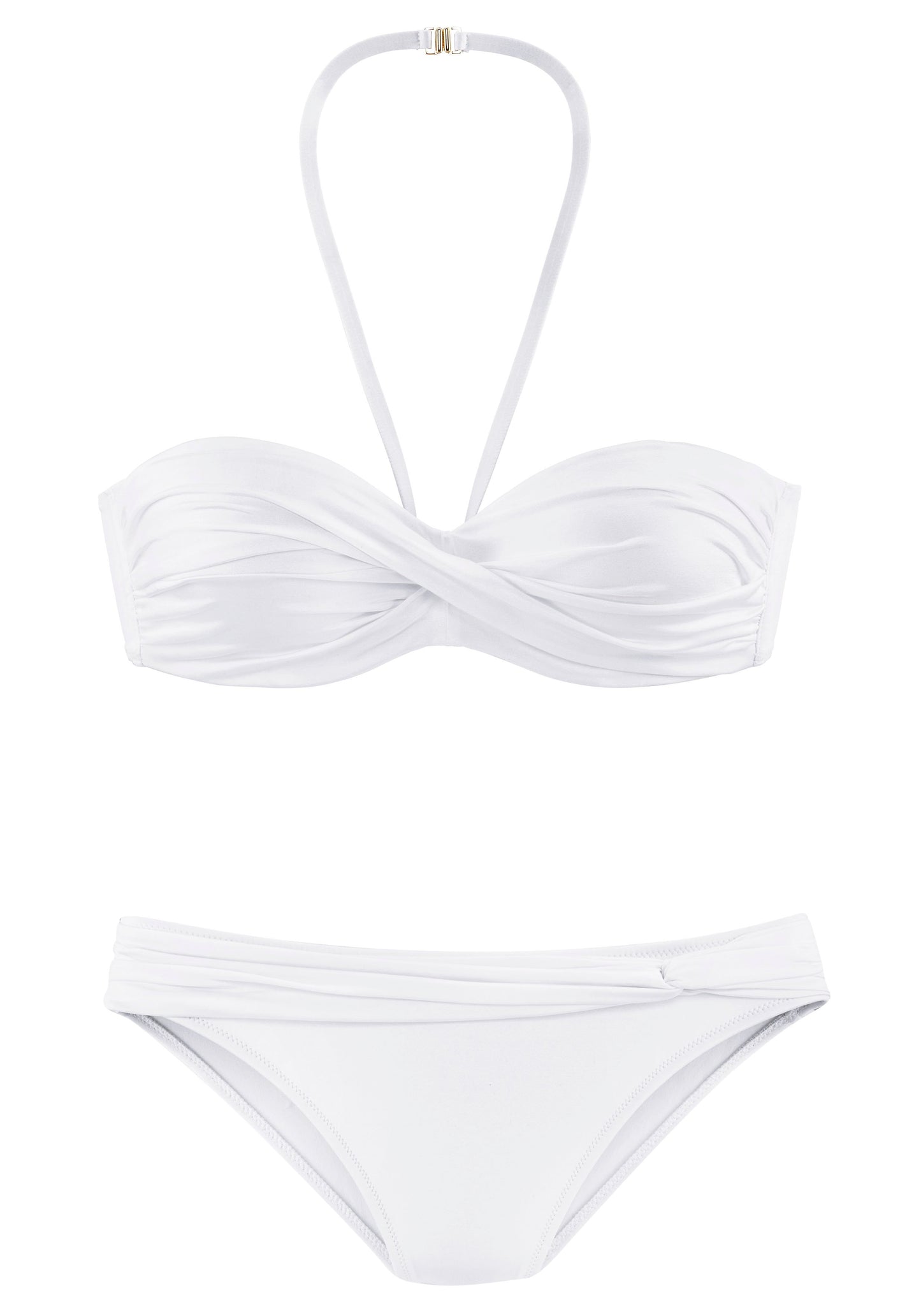 LASCANA Bügel-Bandeau-Bikini (White)