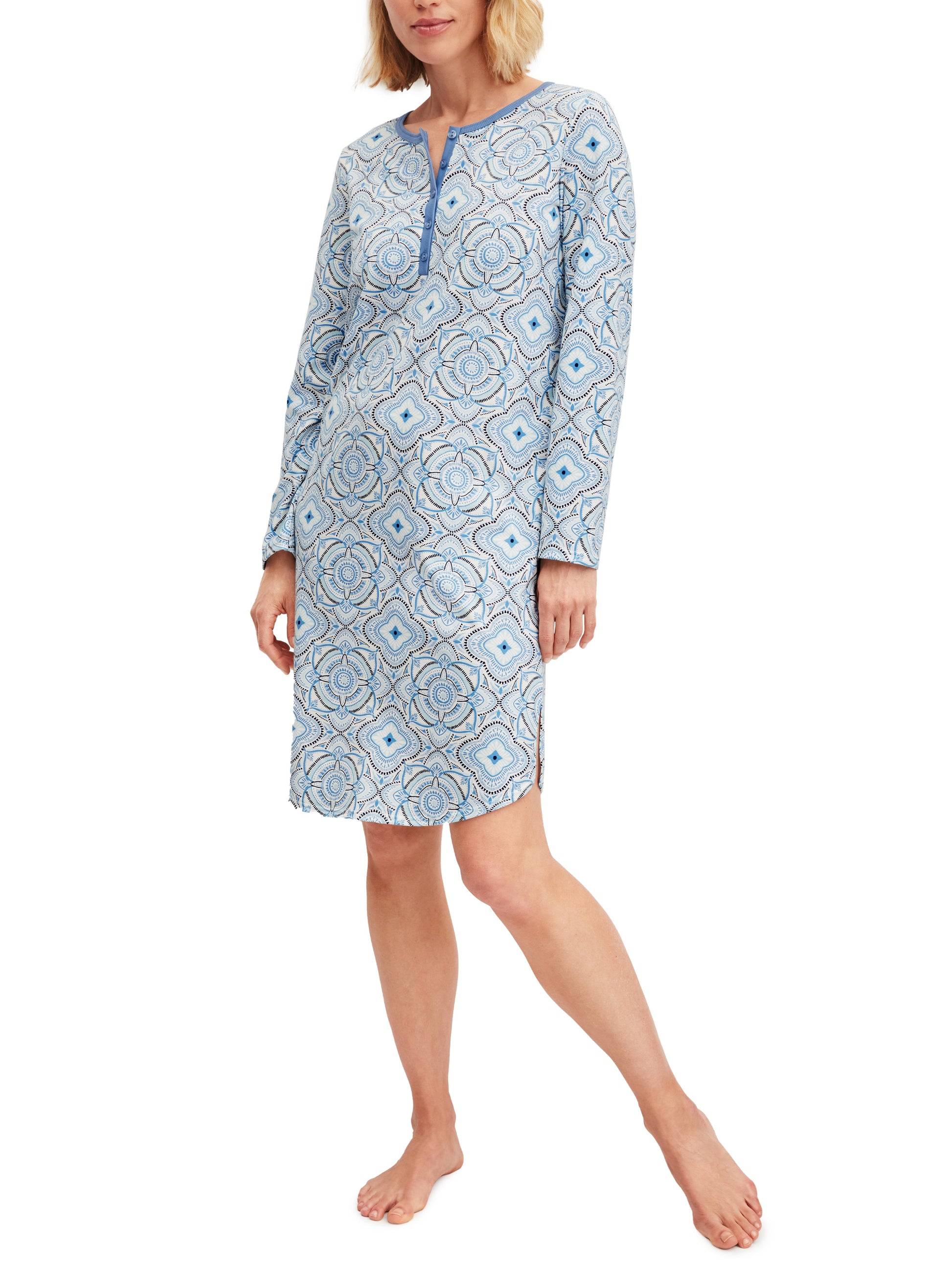 WOMEN Nightdress (Riviera Blue)