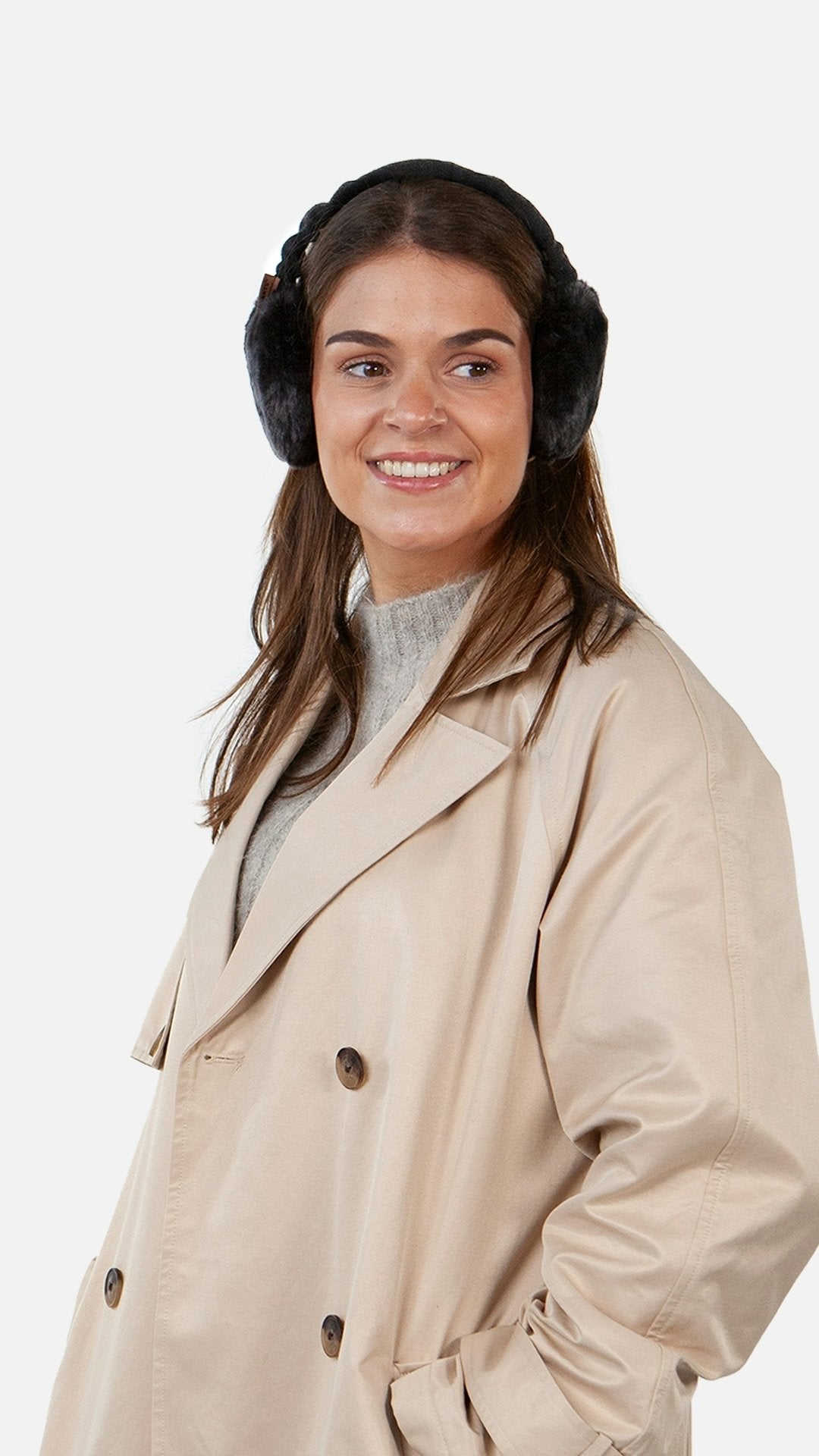 Plush Earmuffs (Black Black)