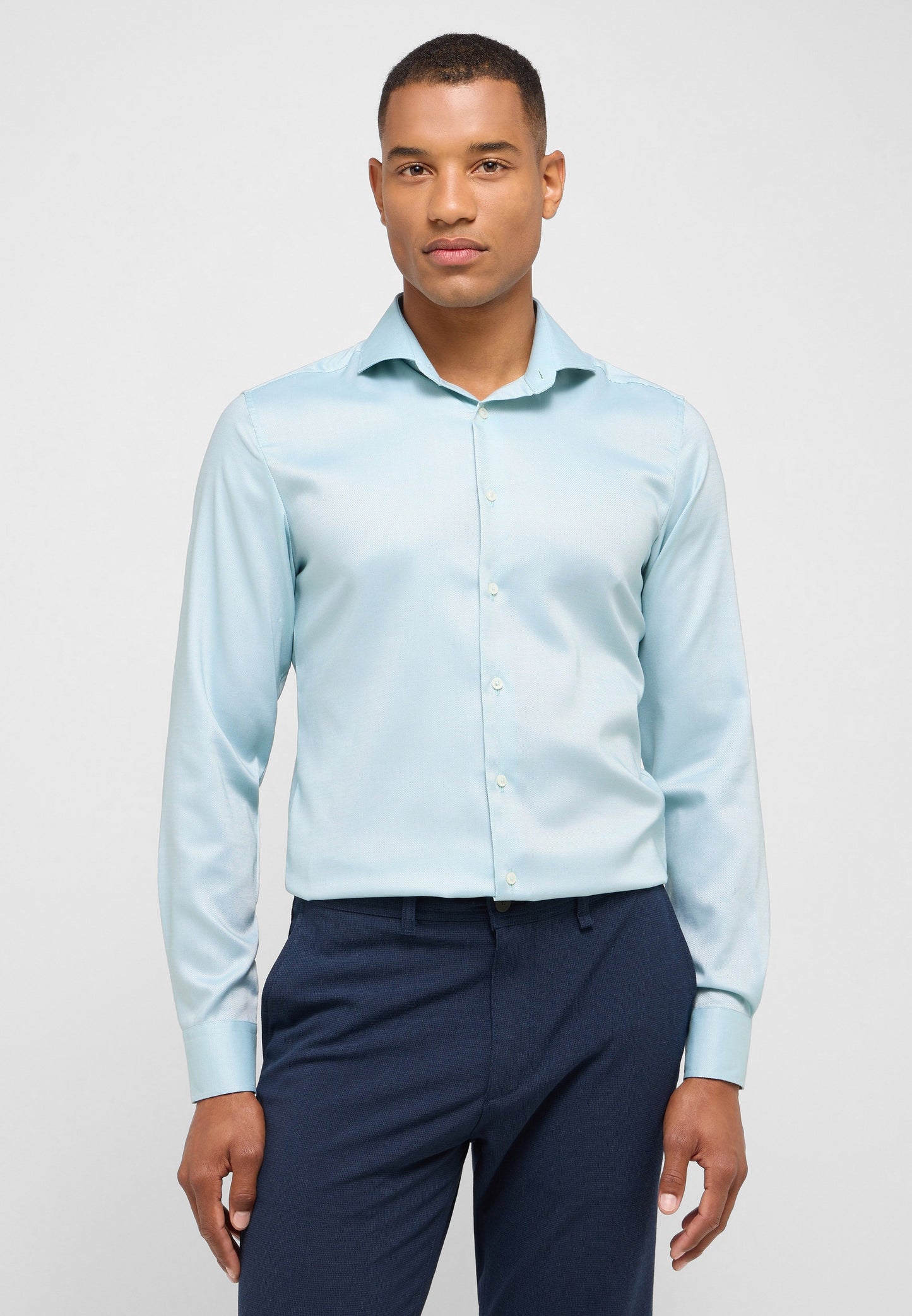 Performance Shirt Natté-Stretch Langarm (Grün)