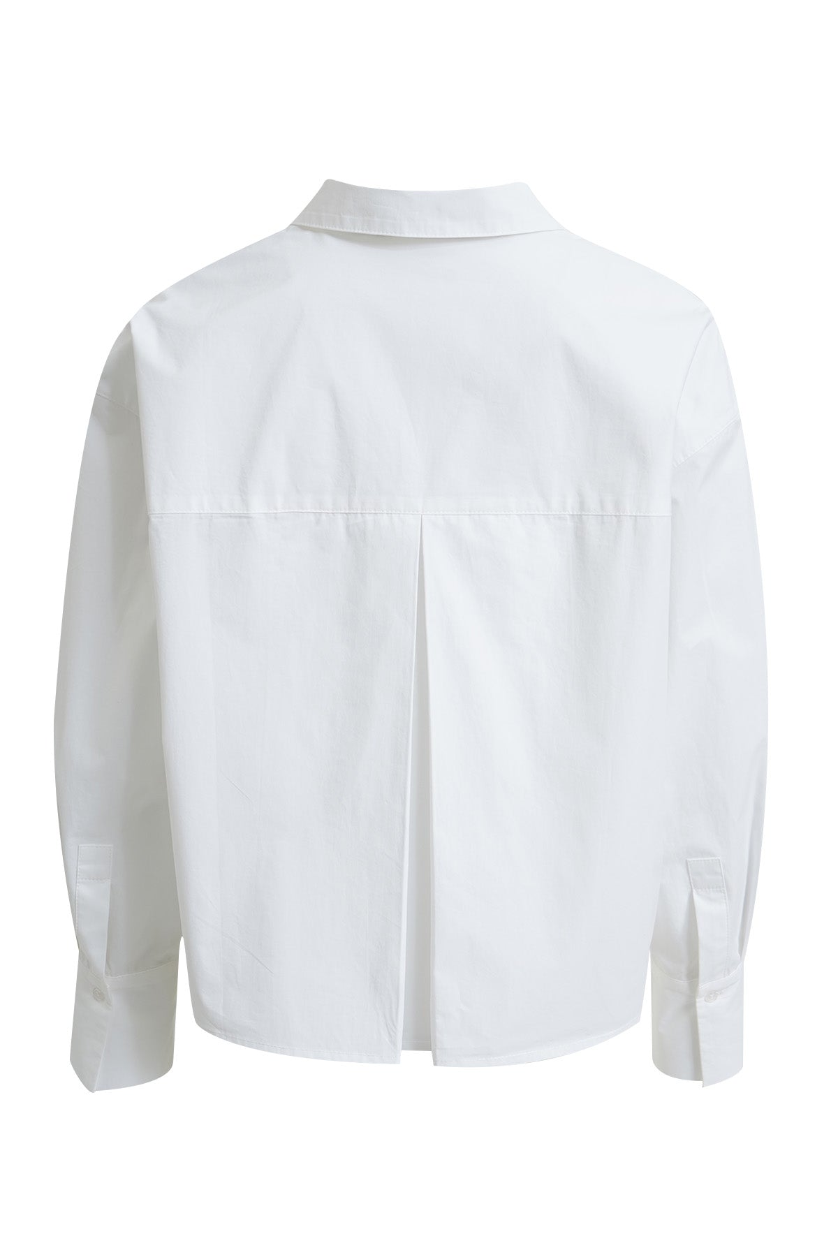 Short Blouse Back Pleat (White)