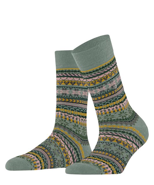Burlington Fair Isle Delight Damen (Sage)