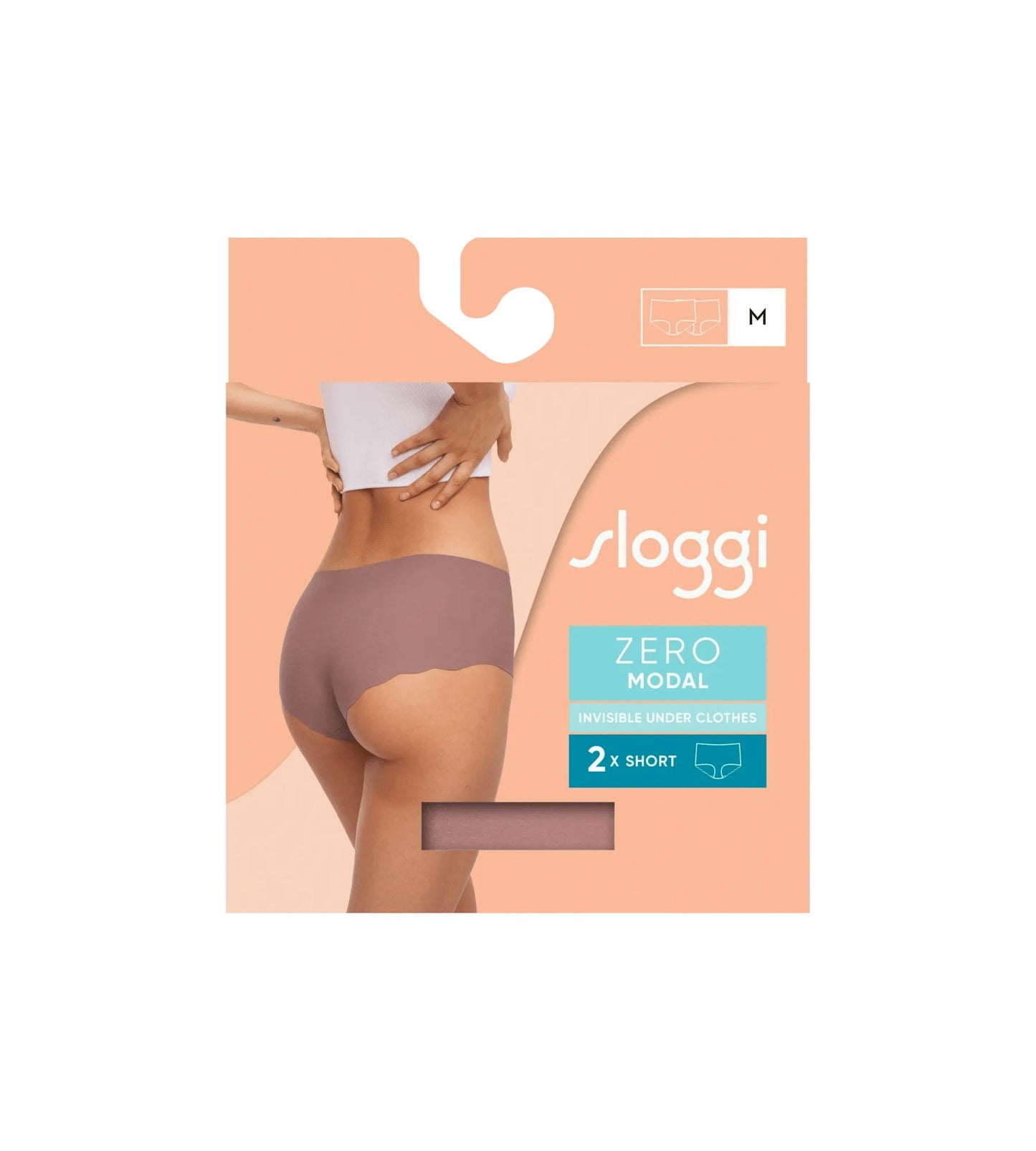 sloggi ZERO Modal 2.0 Short 2P (Cacao)