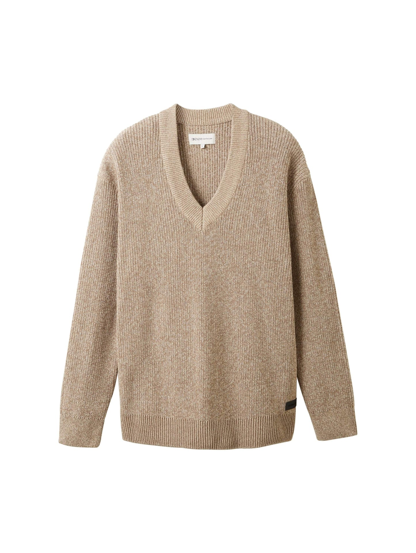 Strickpullover in Melange Optik (Ecru Tonal Mou)