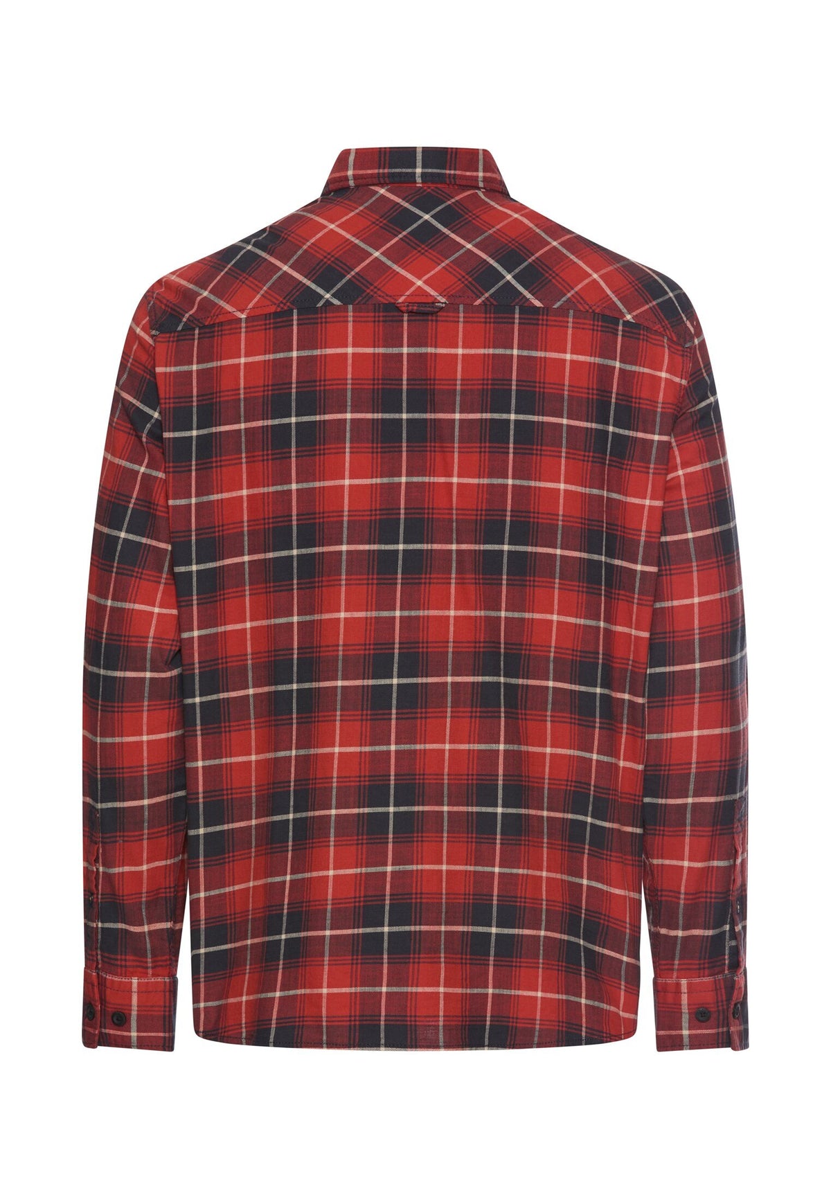 Karohemd mit Brusttasche (Terra Red)