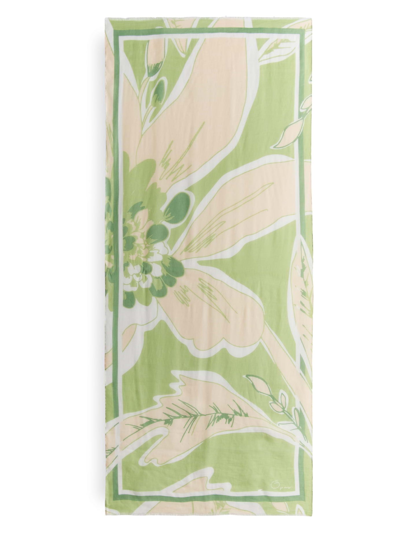 Aflume scarf (Green Glow)