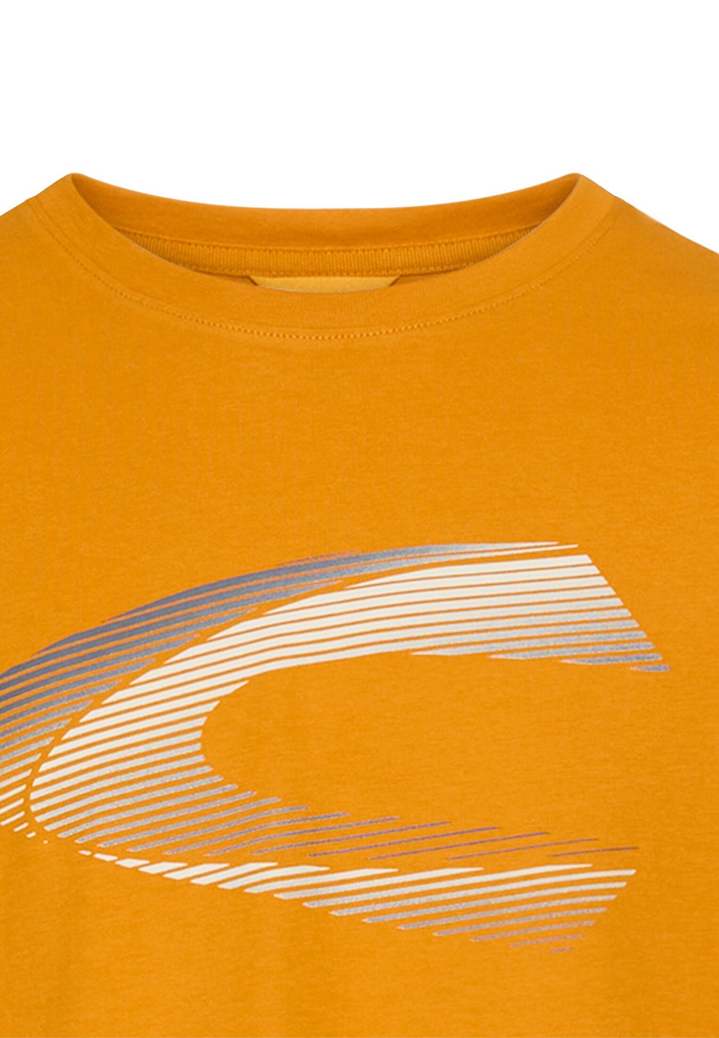 T-Shirt mit Print aus nachhaltigem Organic Cotton (Burned Yellow)