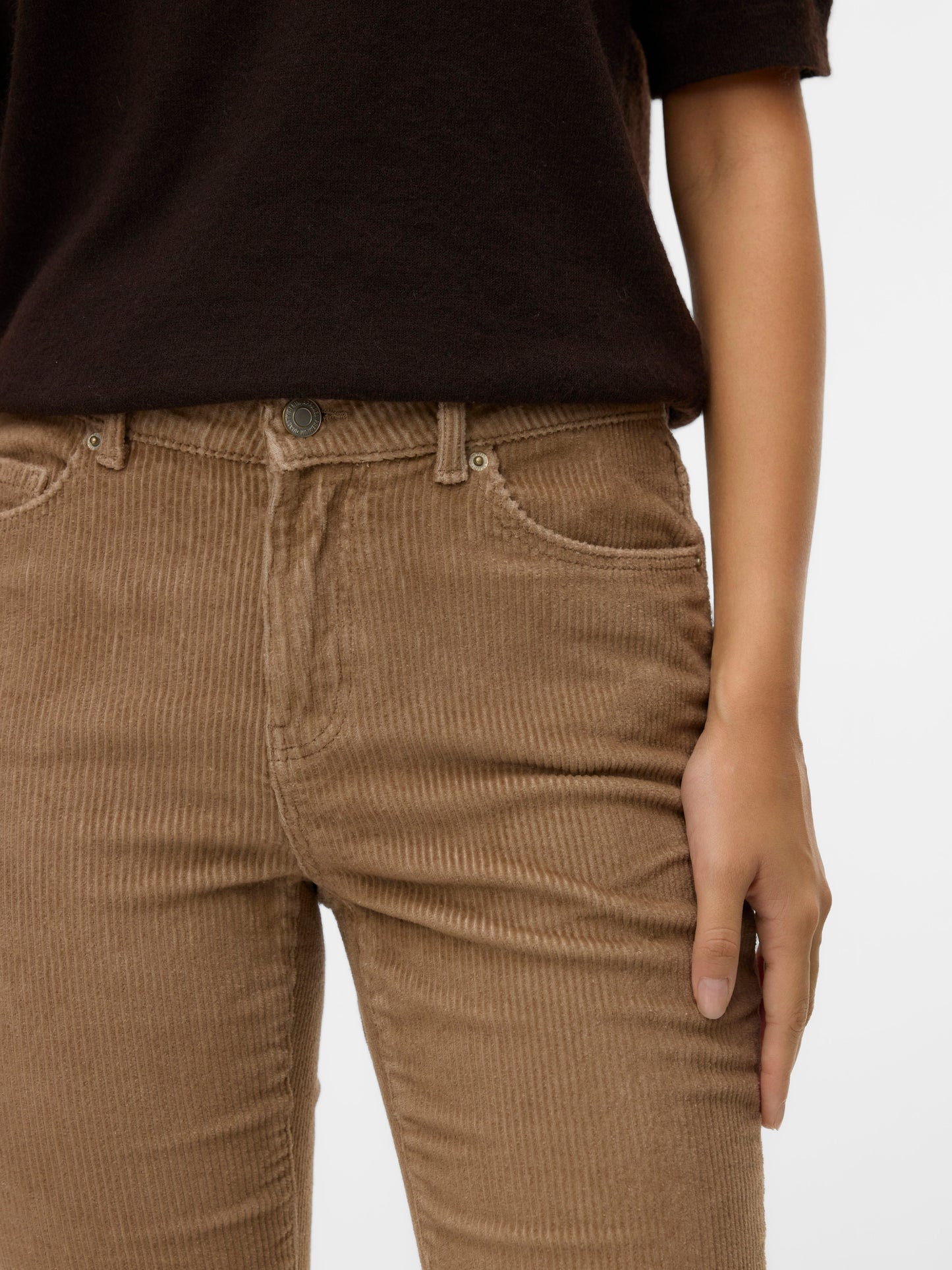 Vmflash Mr Flared Corduroy Pants Noos (Silver Mink)
