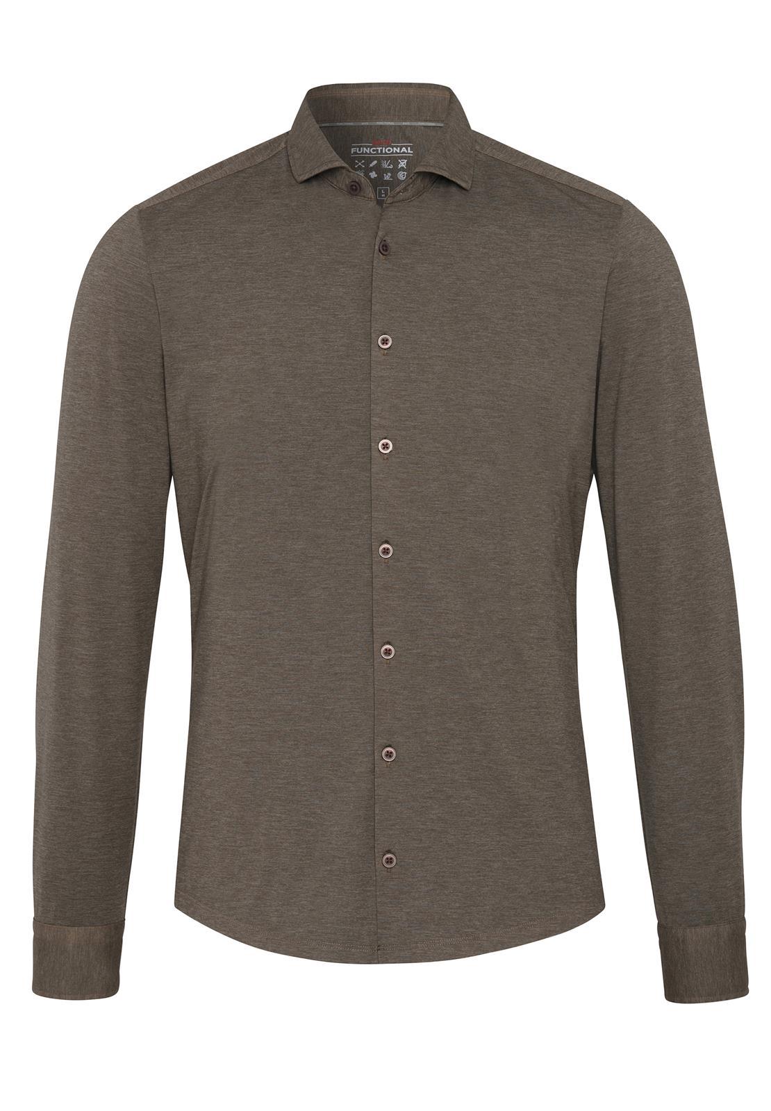 PURE- Functional Hemd Langarm (Uni Oliv)