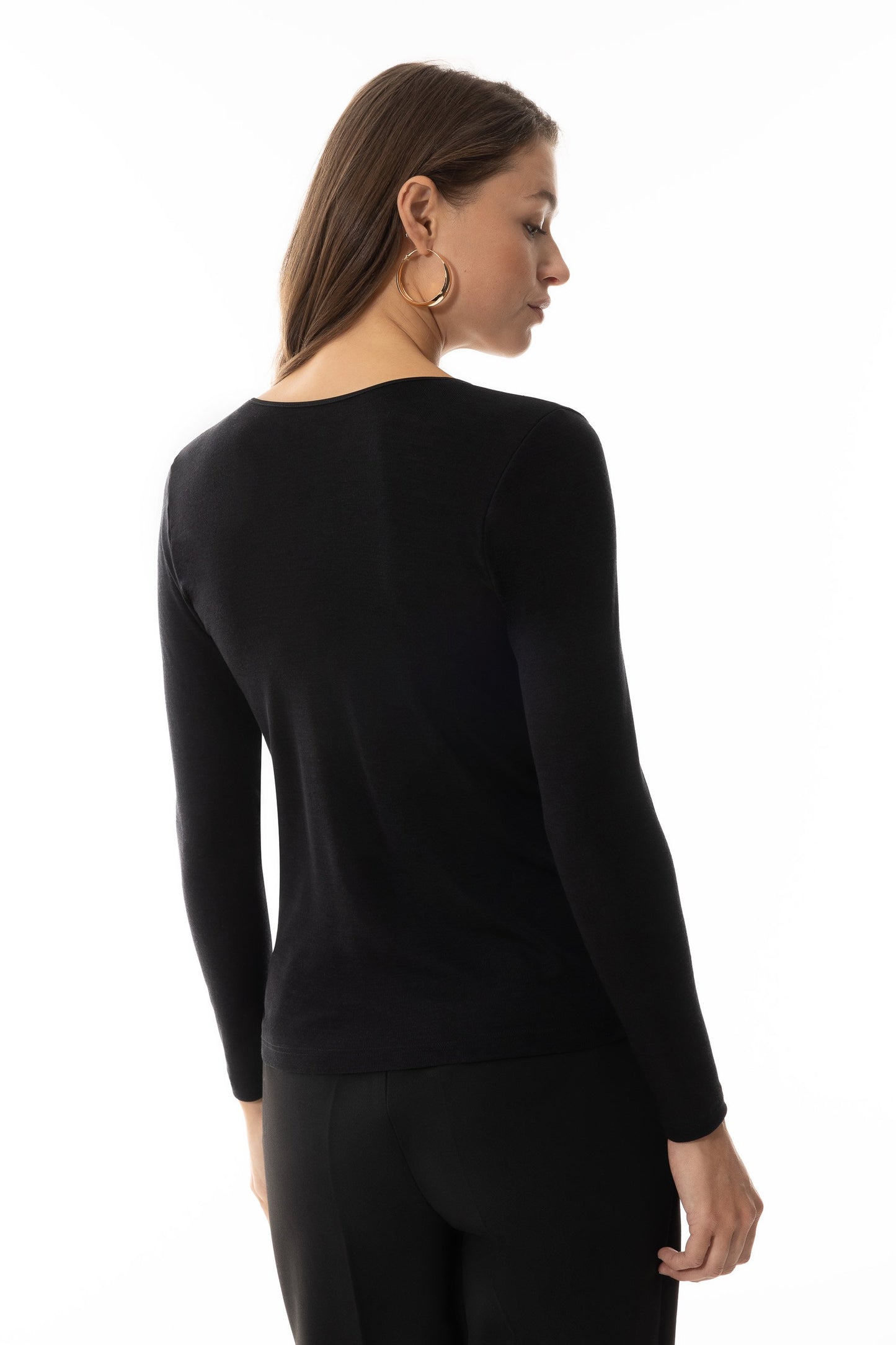 Shirt langarm (Schwarz)